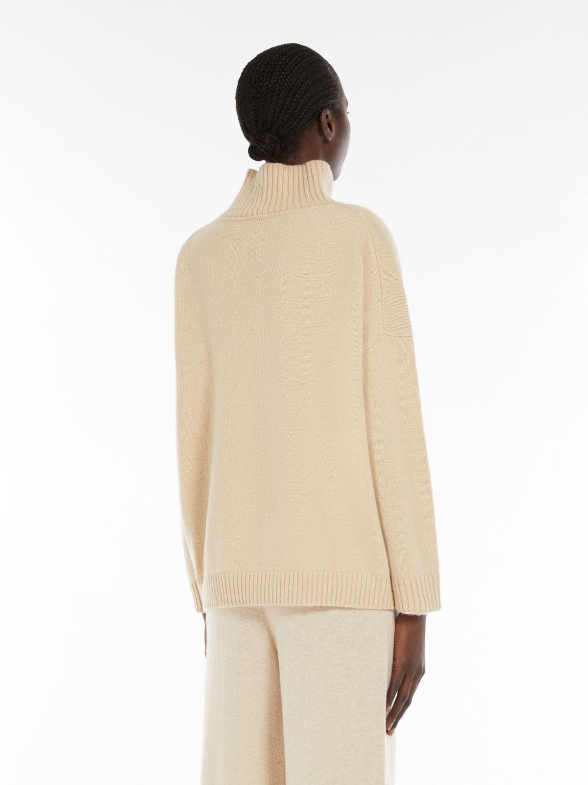 Wool high-neck sweater