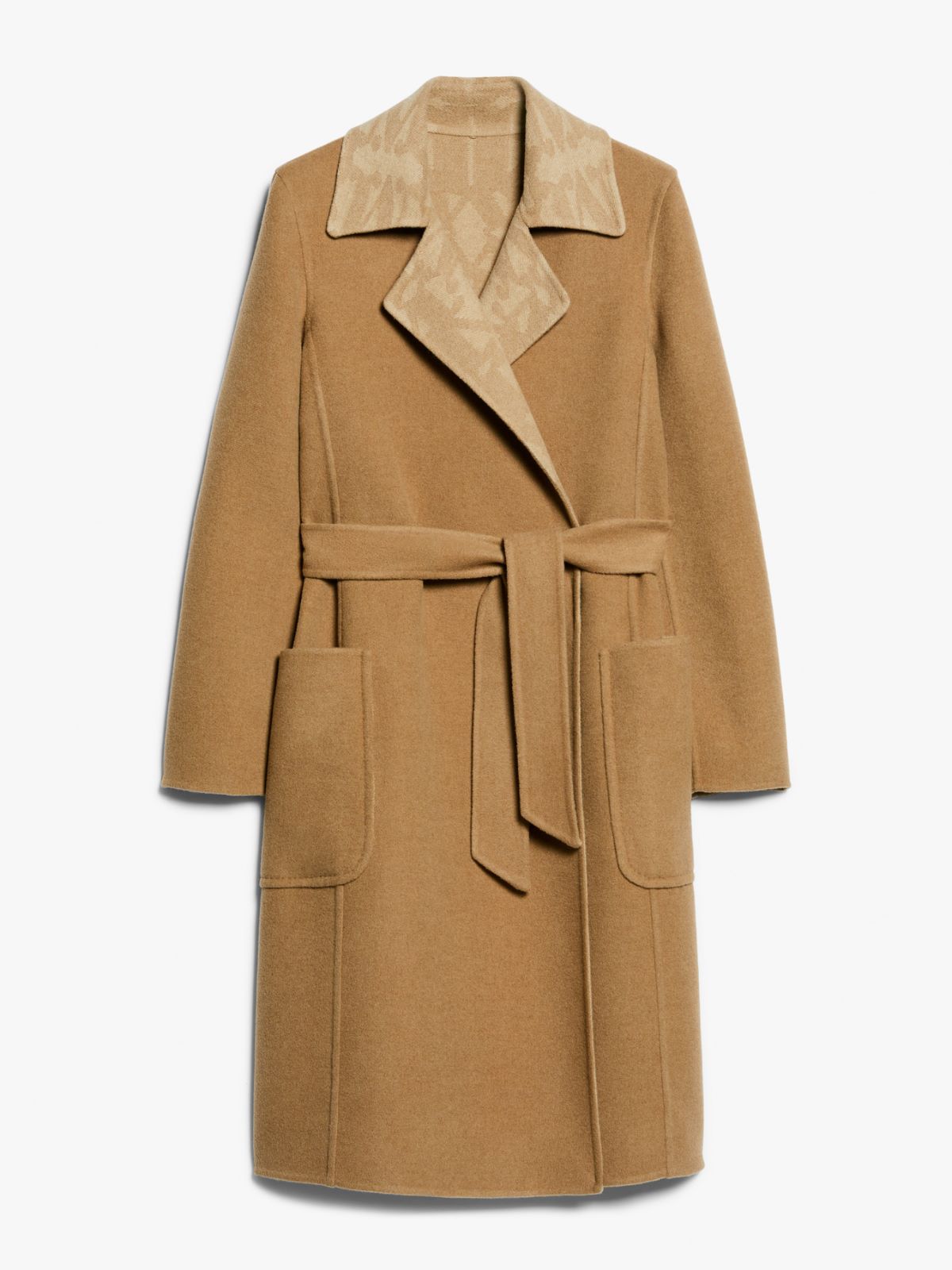 Reversible camel coat