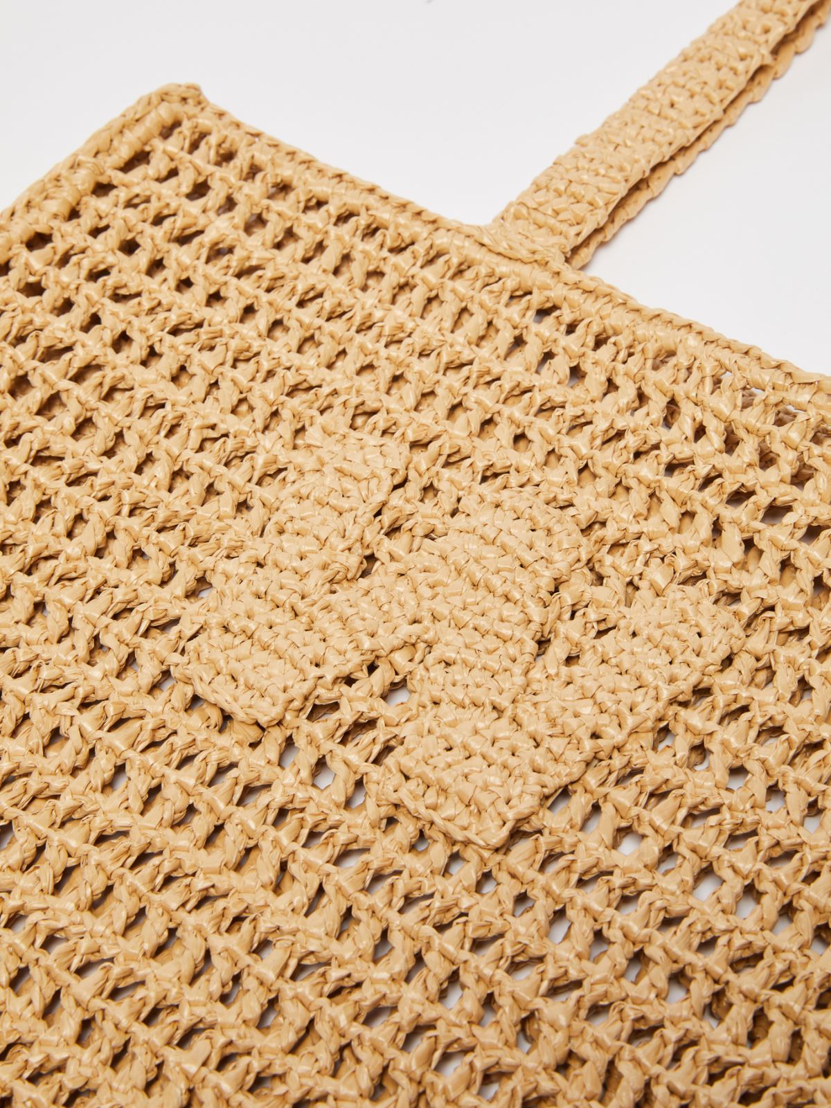 Macramé shopping tote