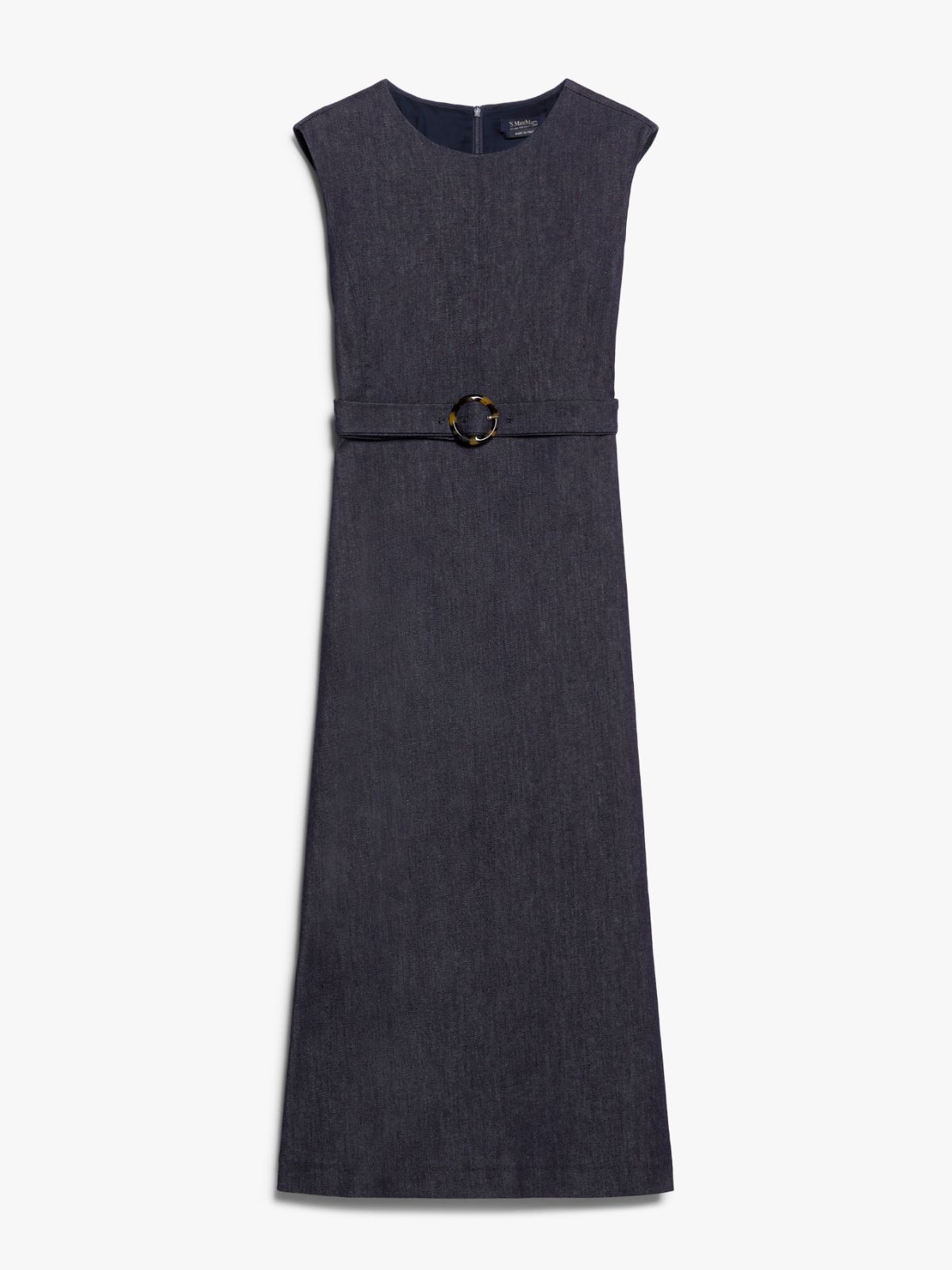 Stretch denim pencil dress