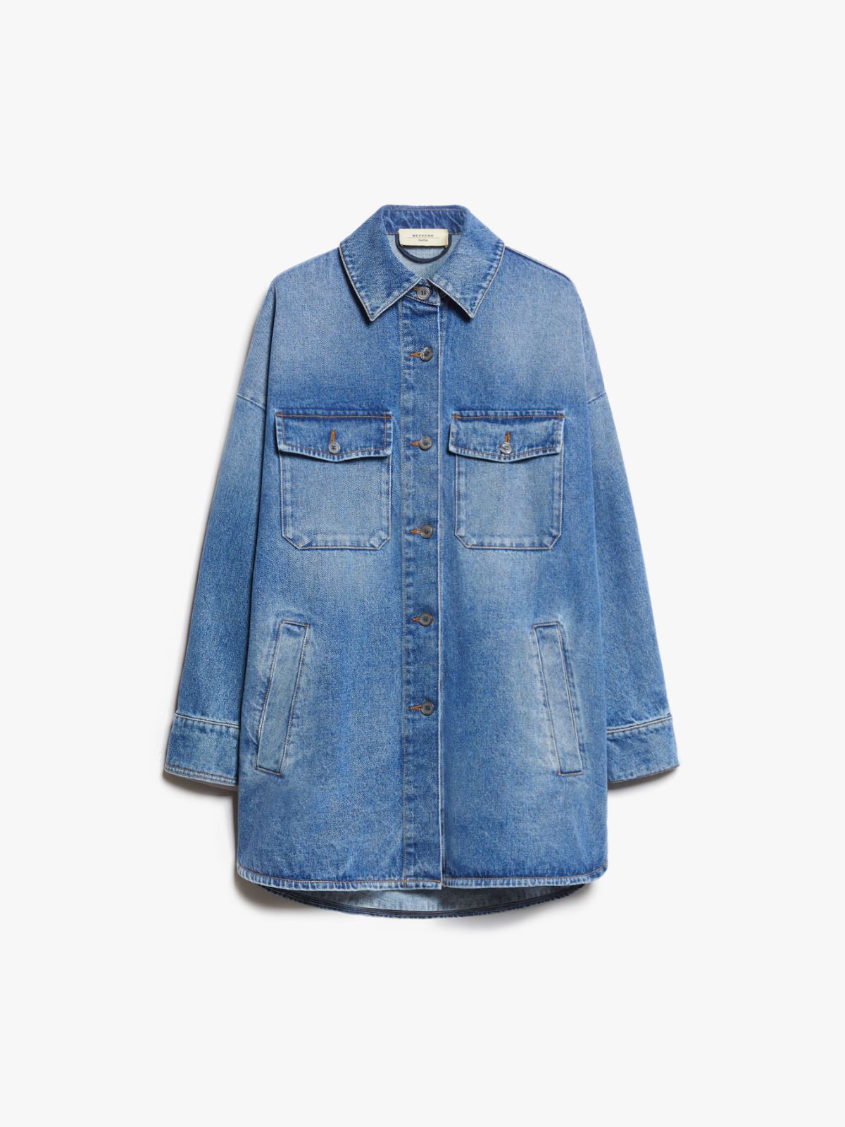 Oversized cotton denim jacket
