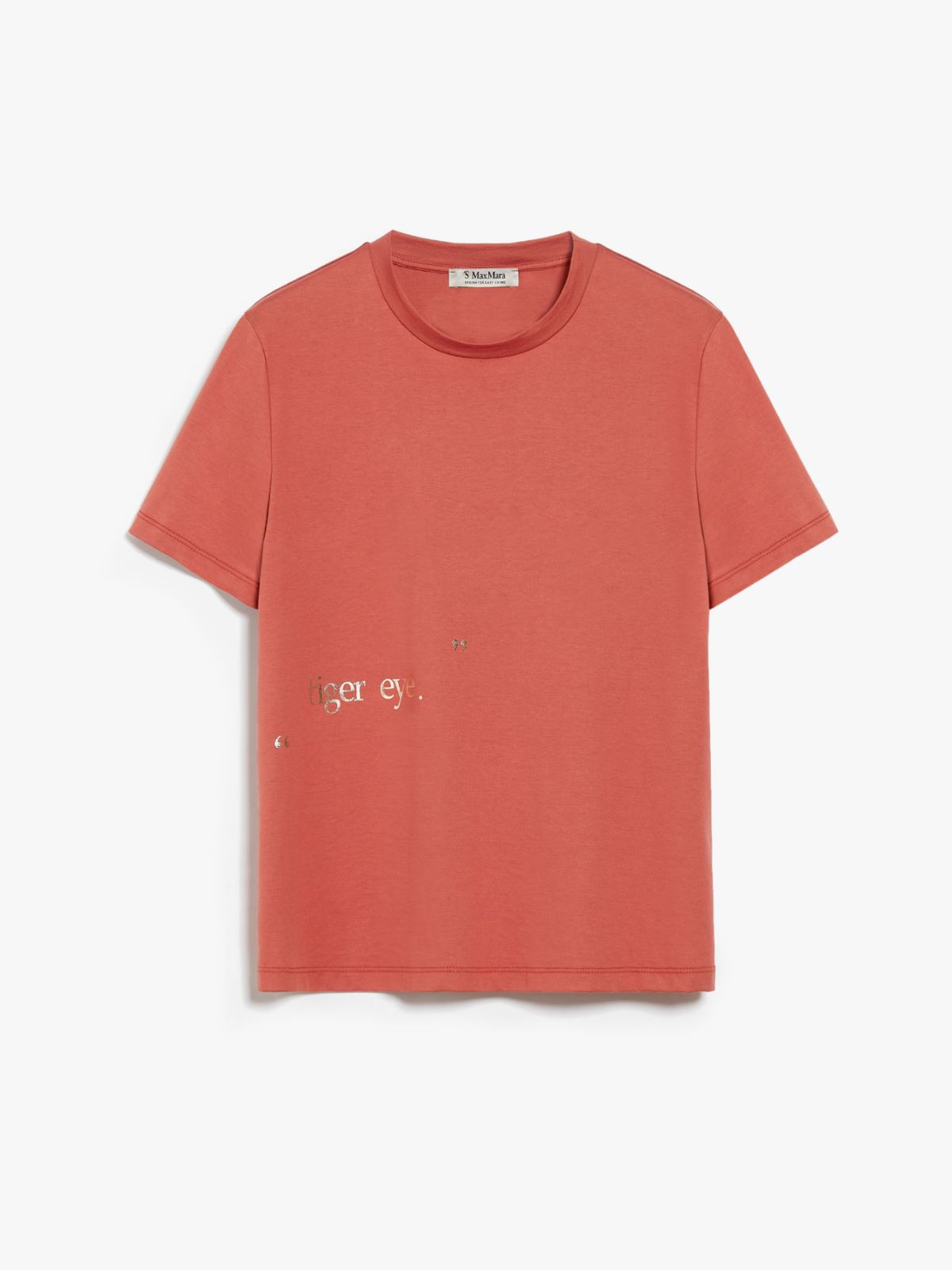 Cotton jersey print T-shirt