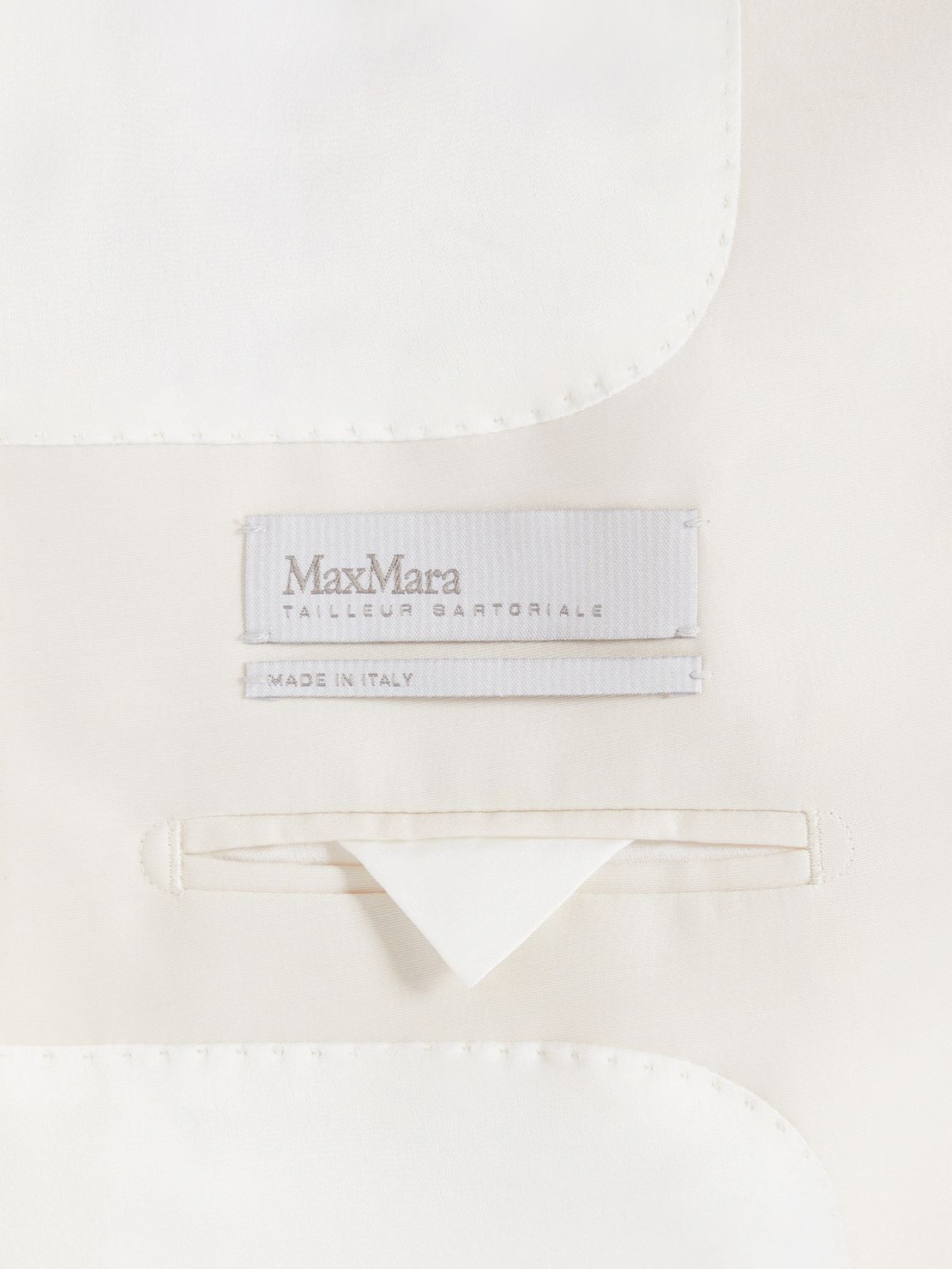 Wool and silk duchess satin blazer