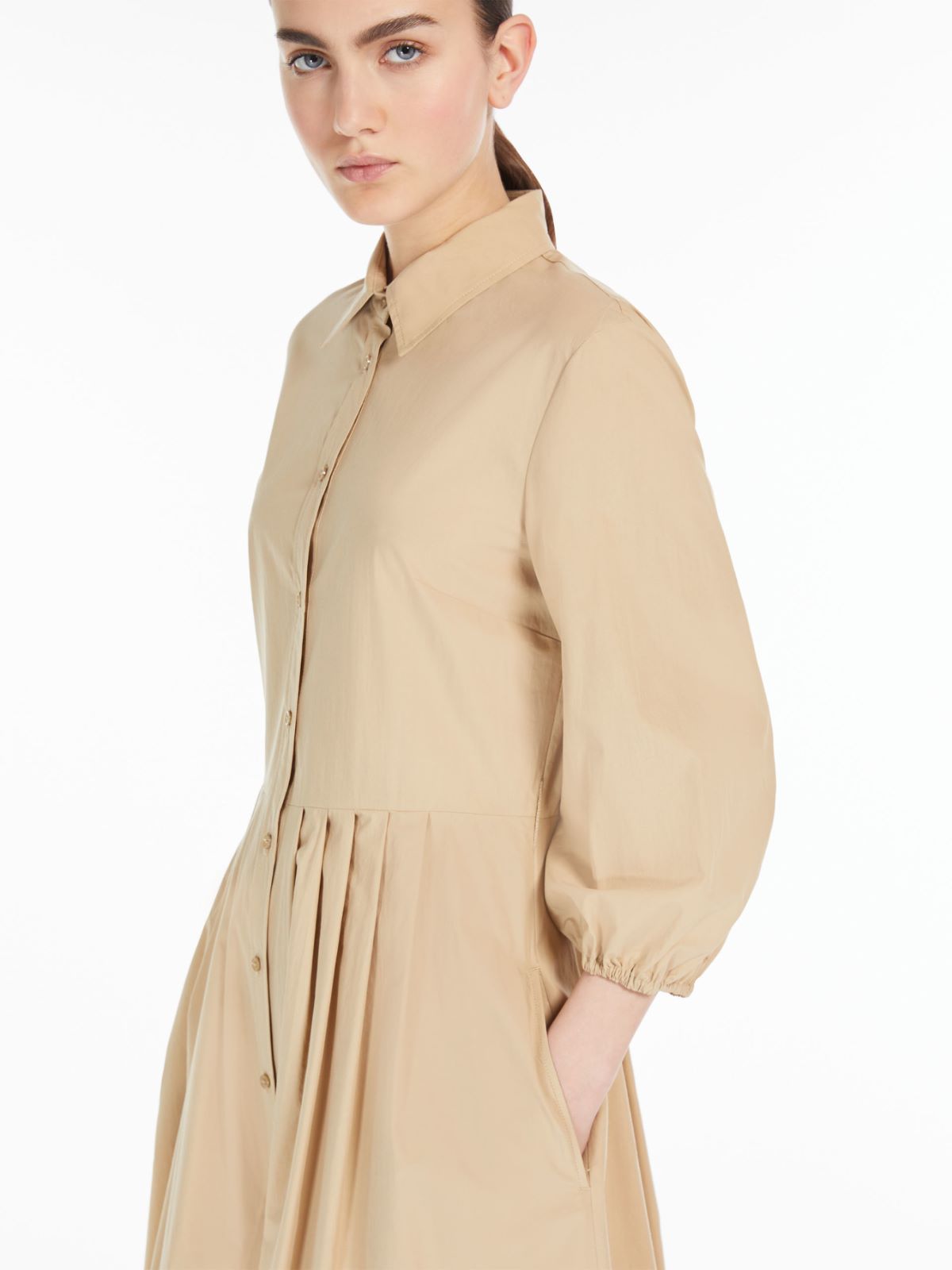 Cotton poplin dress