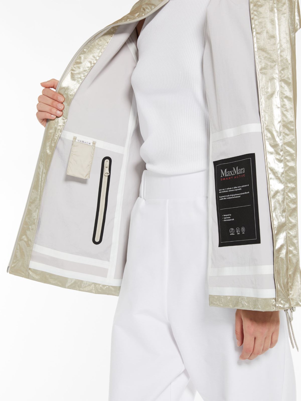 Technical taffeta jacket