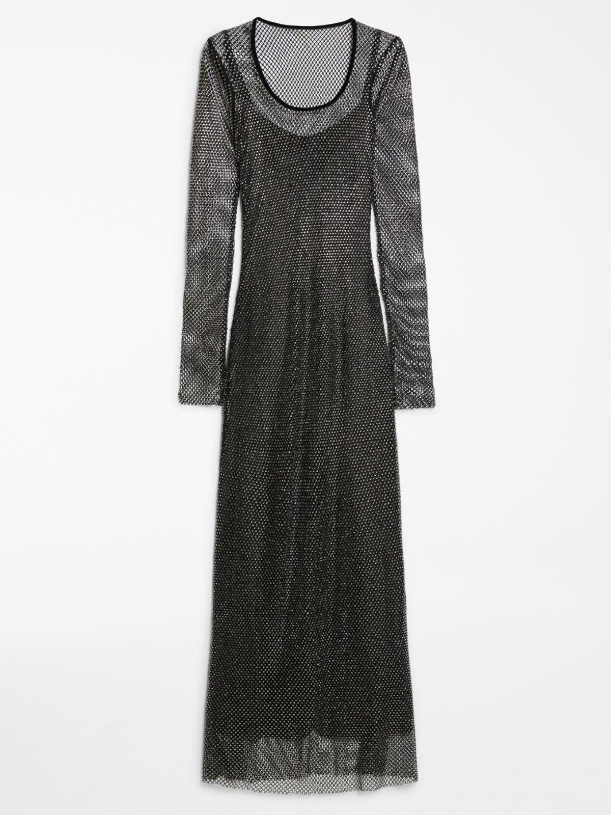 Rhinestone tulle dress