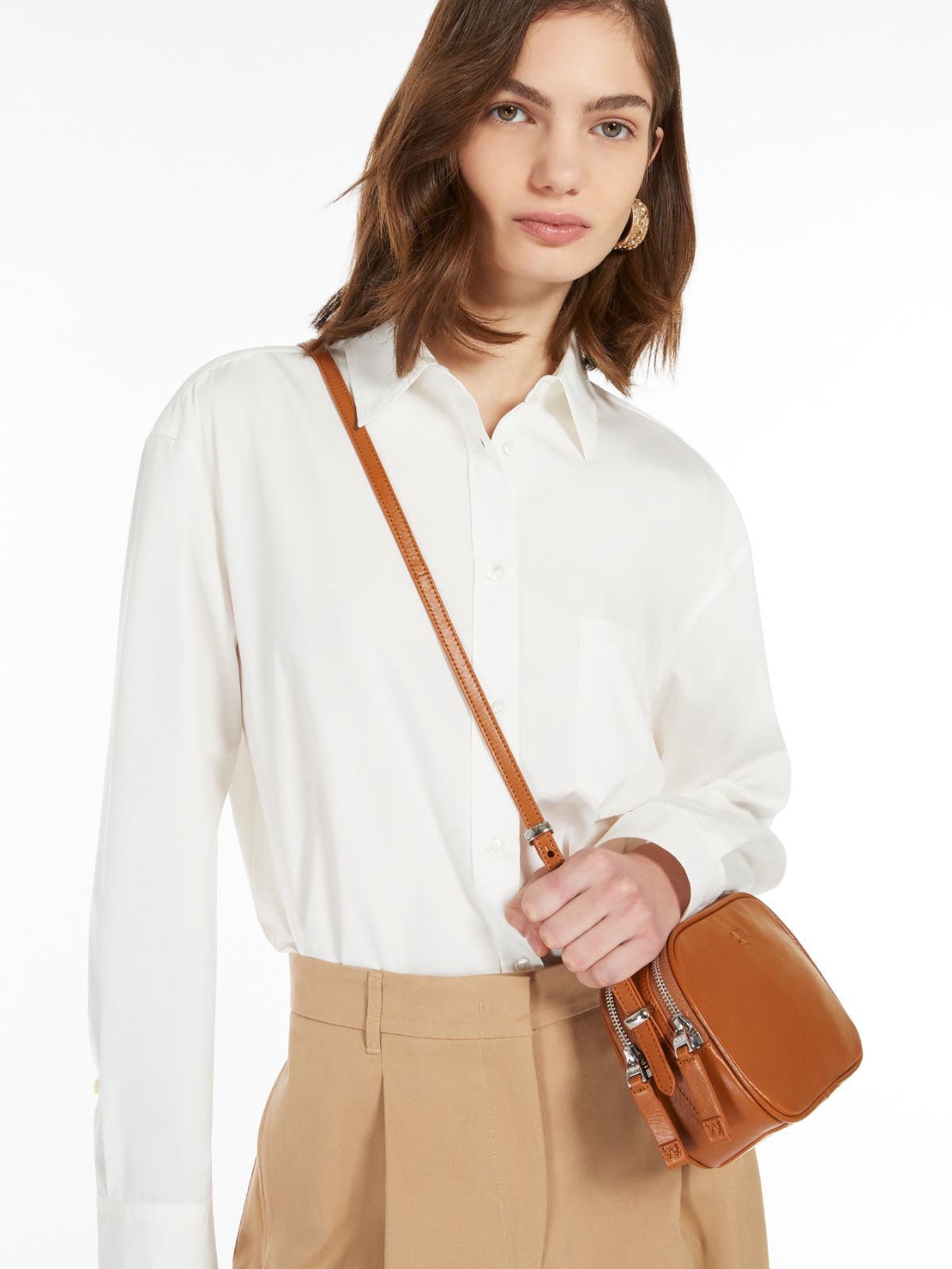 Cotton poplin shirt