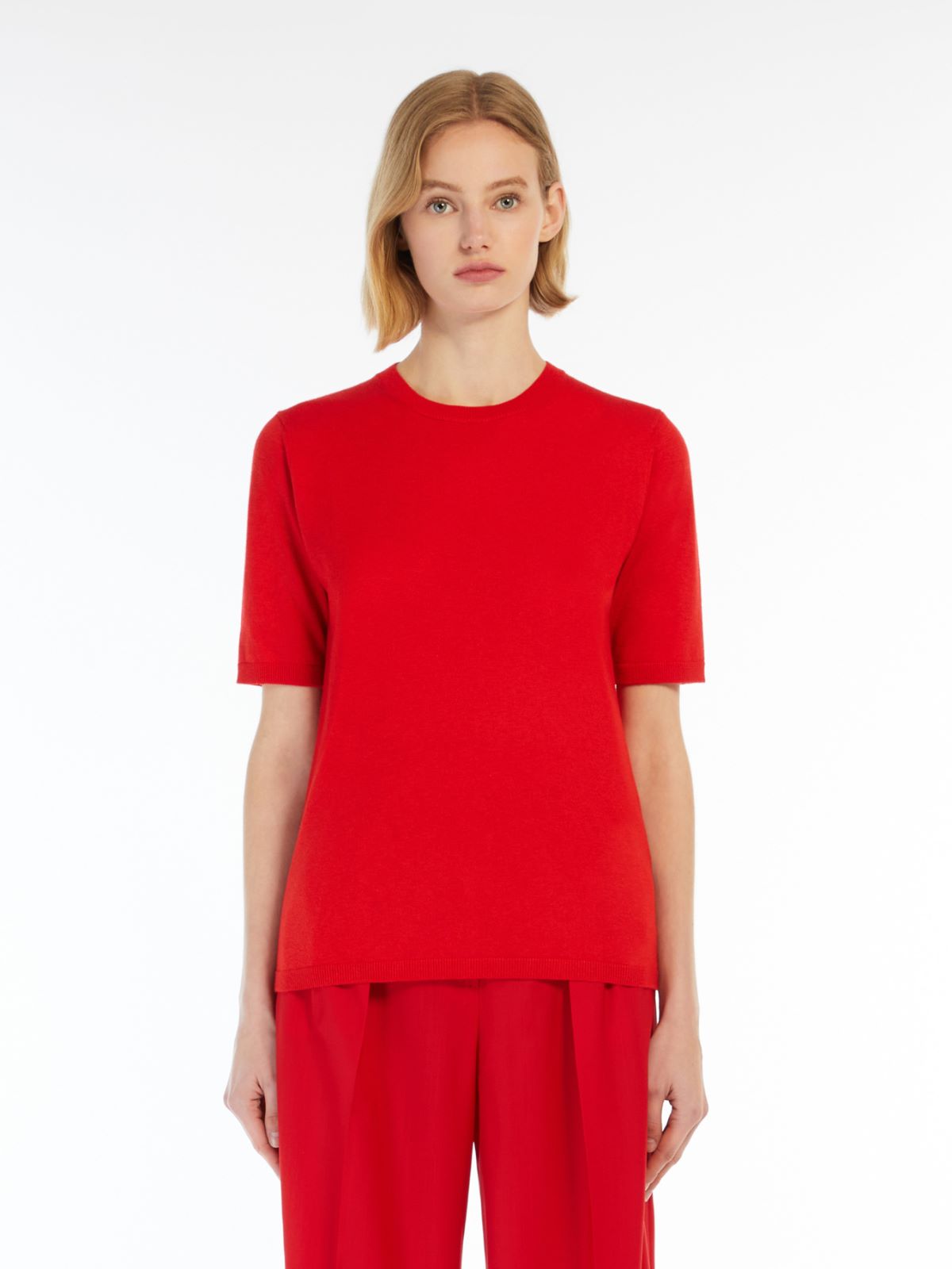 Silk and cashmere fine jumper