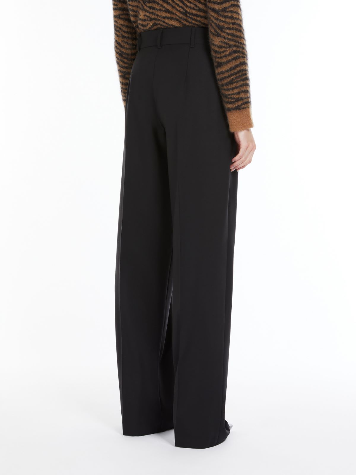 Wool twill trousers
