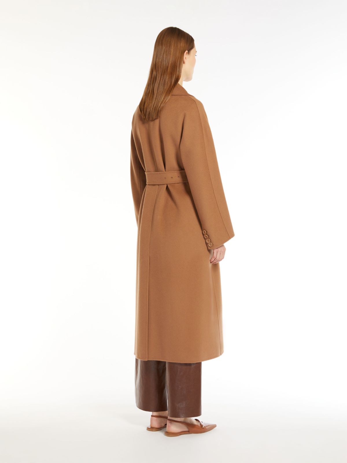 Wool belted coat