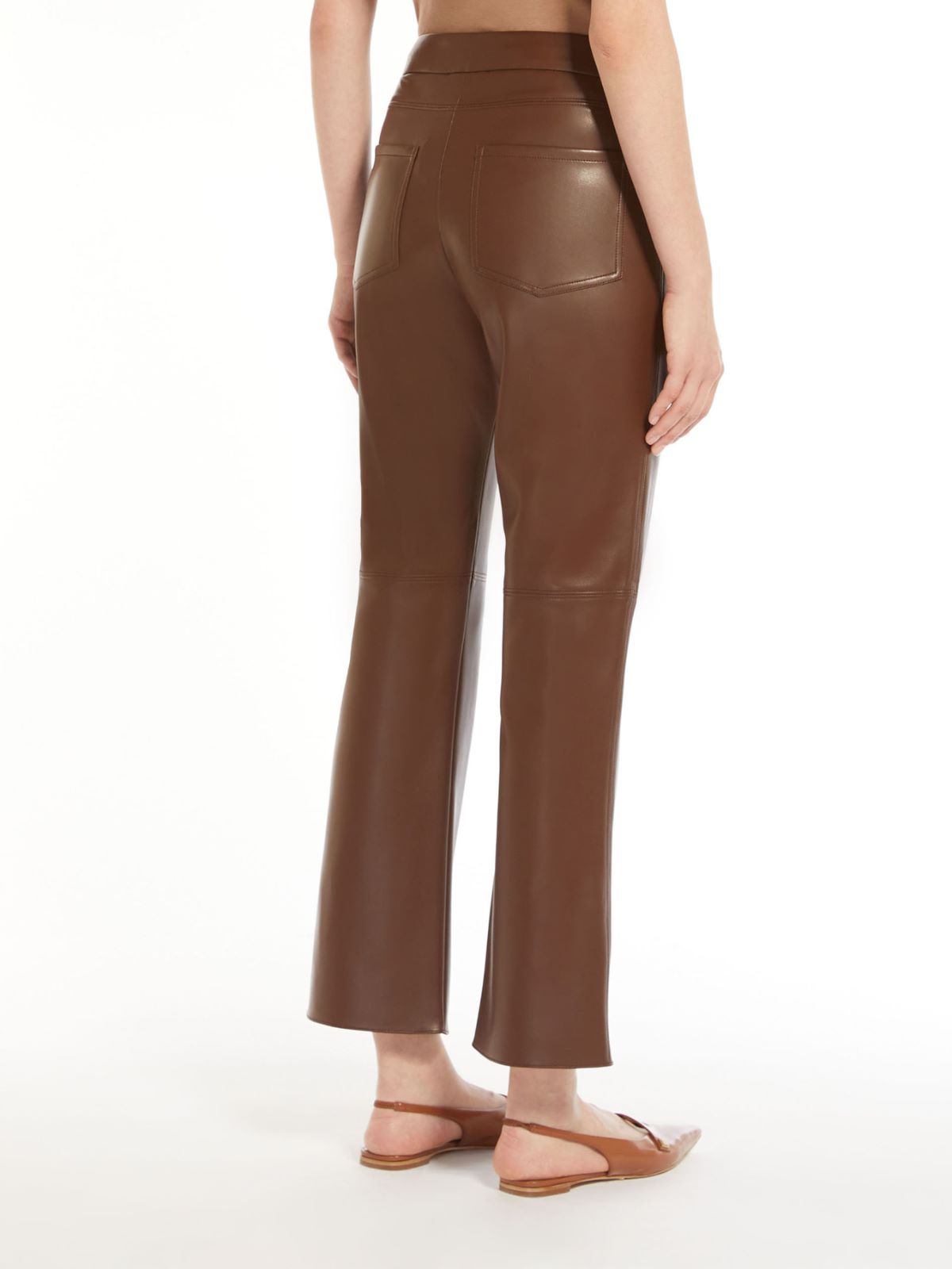 Coated fabric trousers