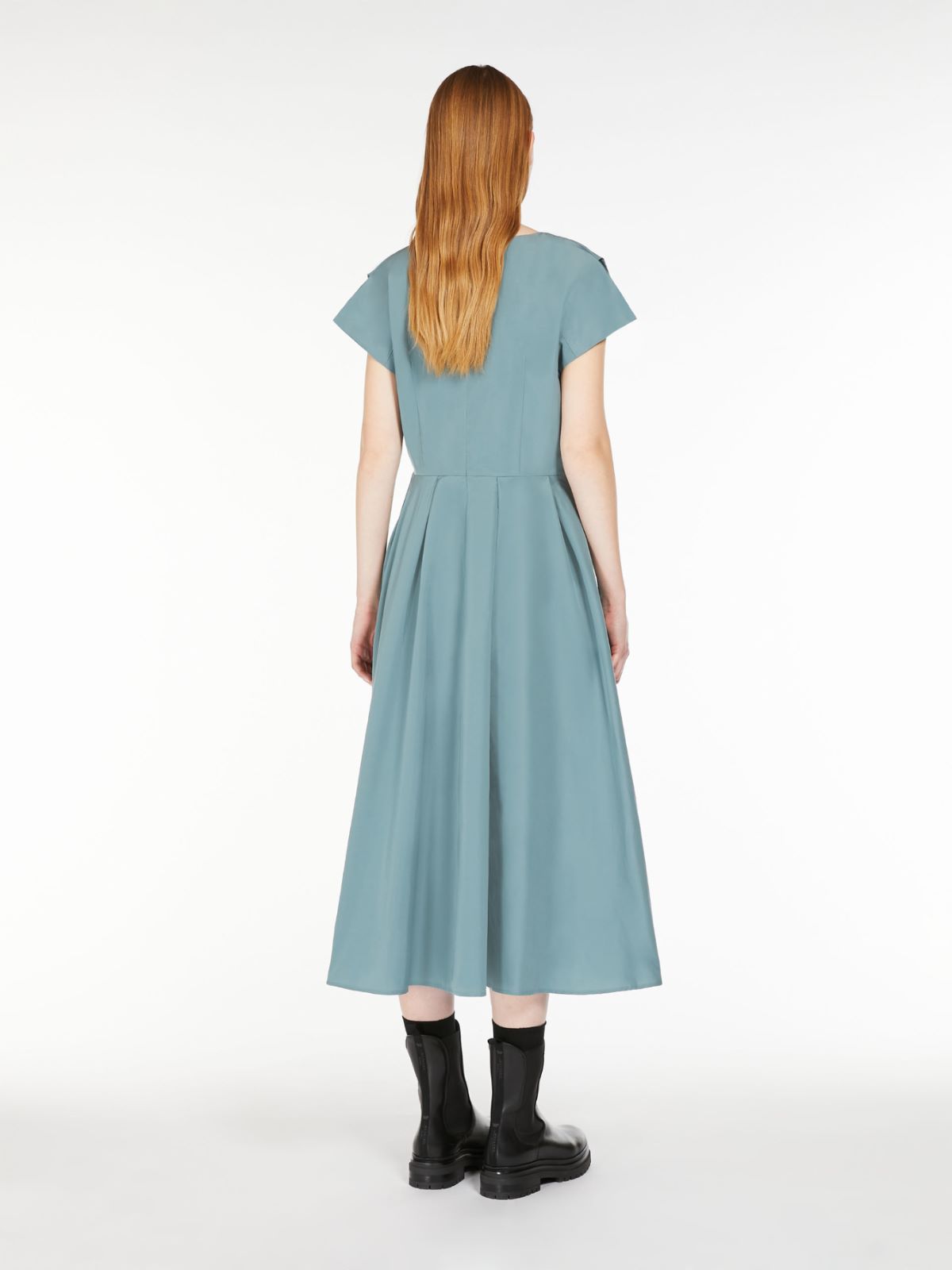 Midi taffeta dress
