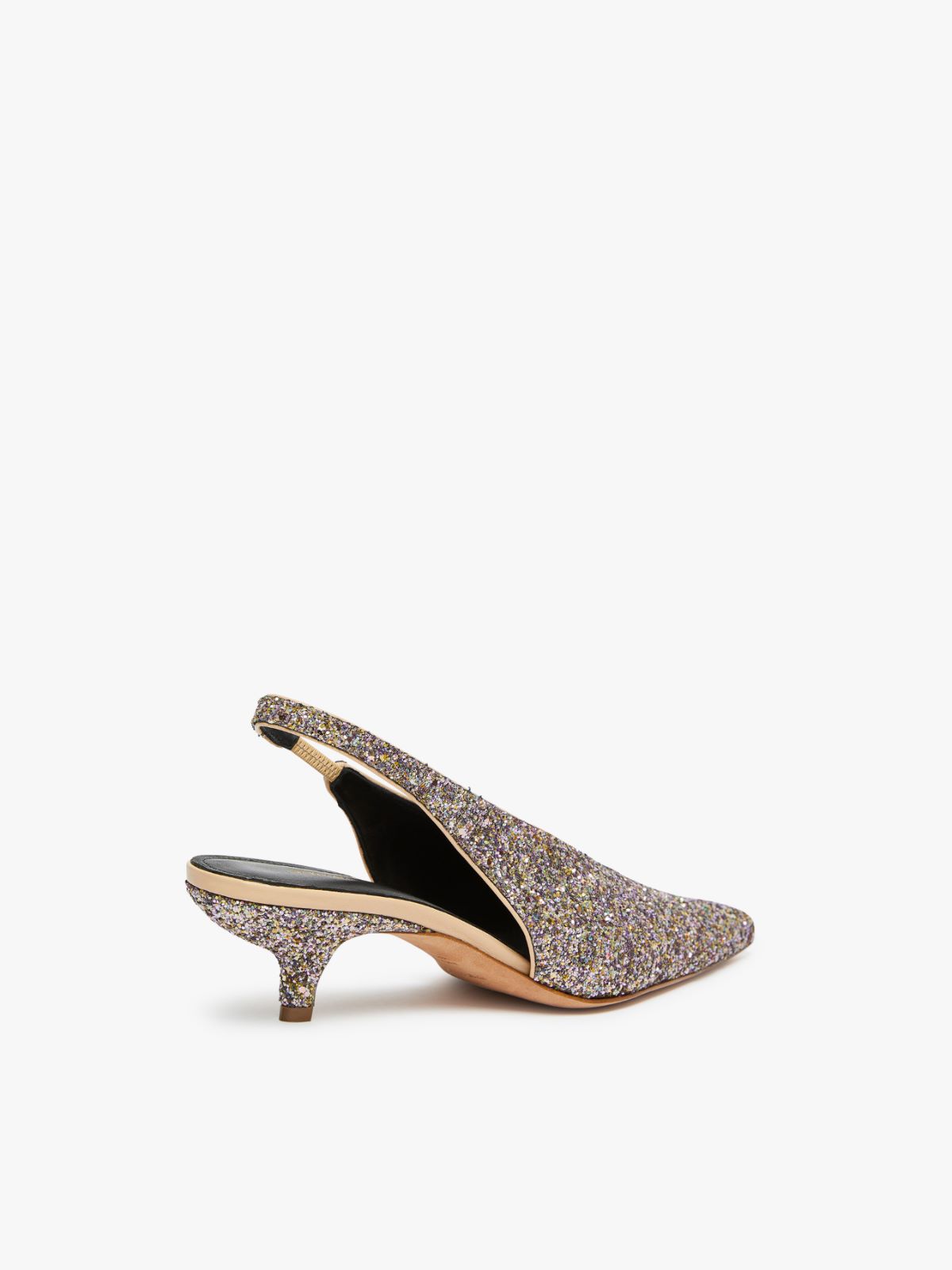 Glitter slingbacks