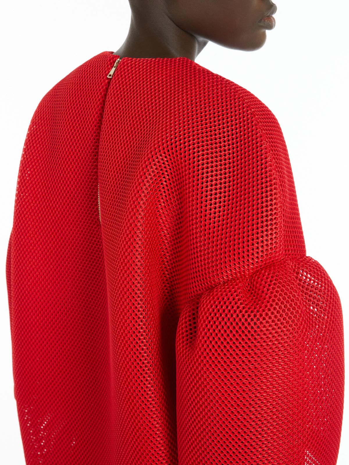 Short mesh jersey dress