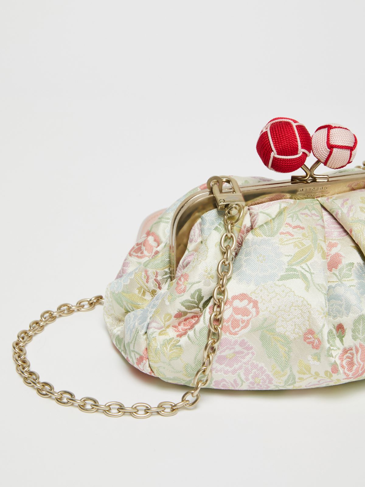 Small jacquard silk Pasticcino Bag