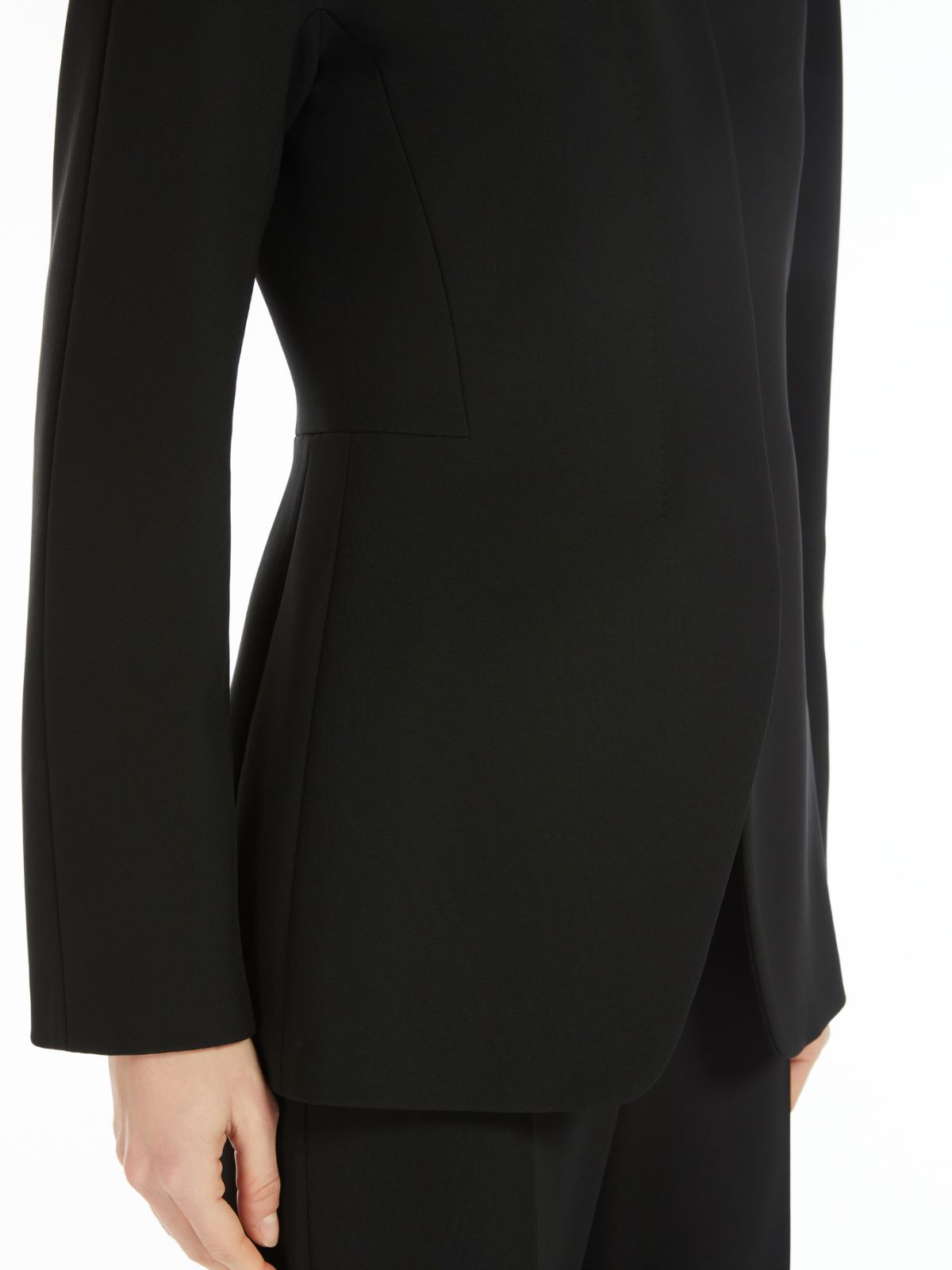 Crêpe jersey jacket