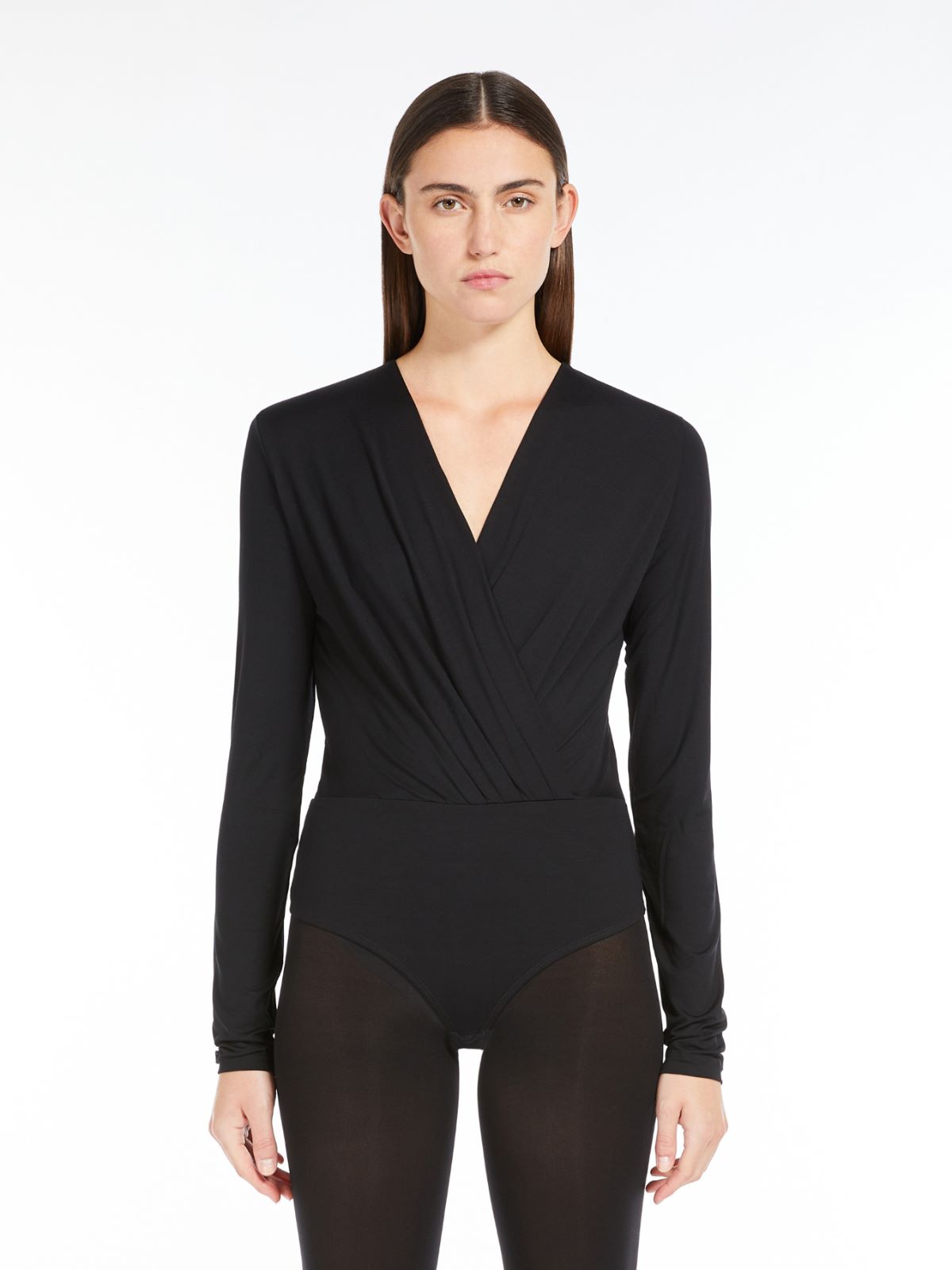 Stretch jersey bodysuit