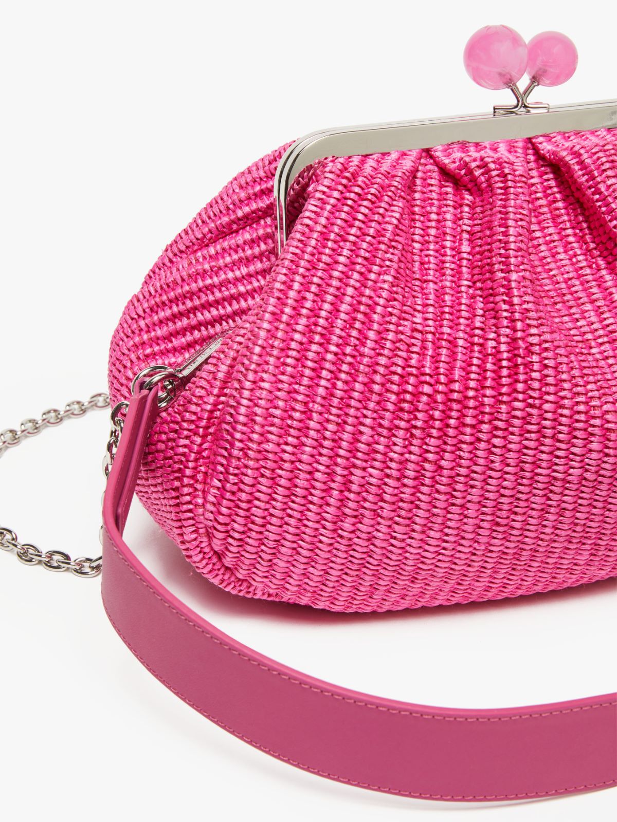 Medium raffia-look Pasticcino Bag