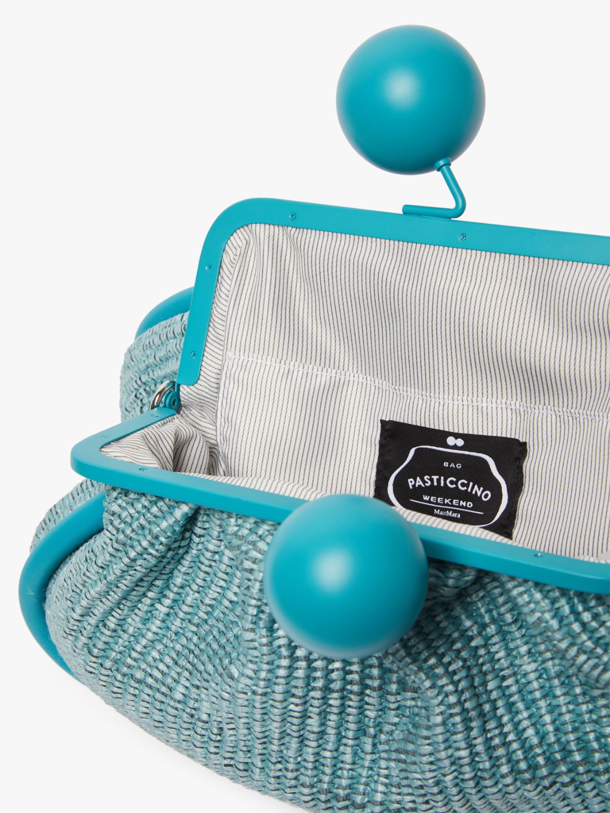 Medium raffia-look Pasticcino Bag