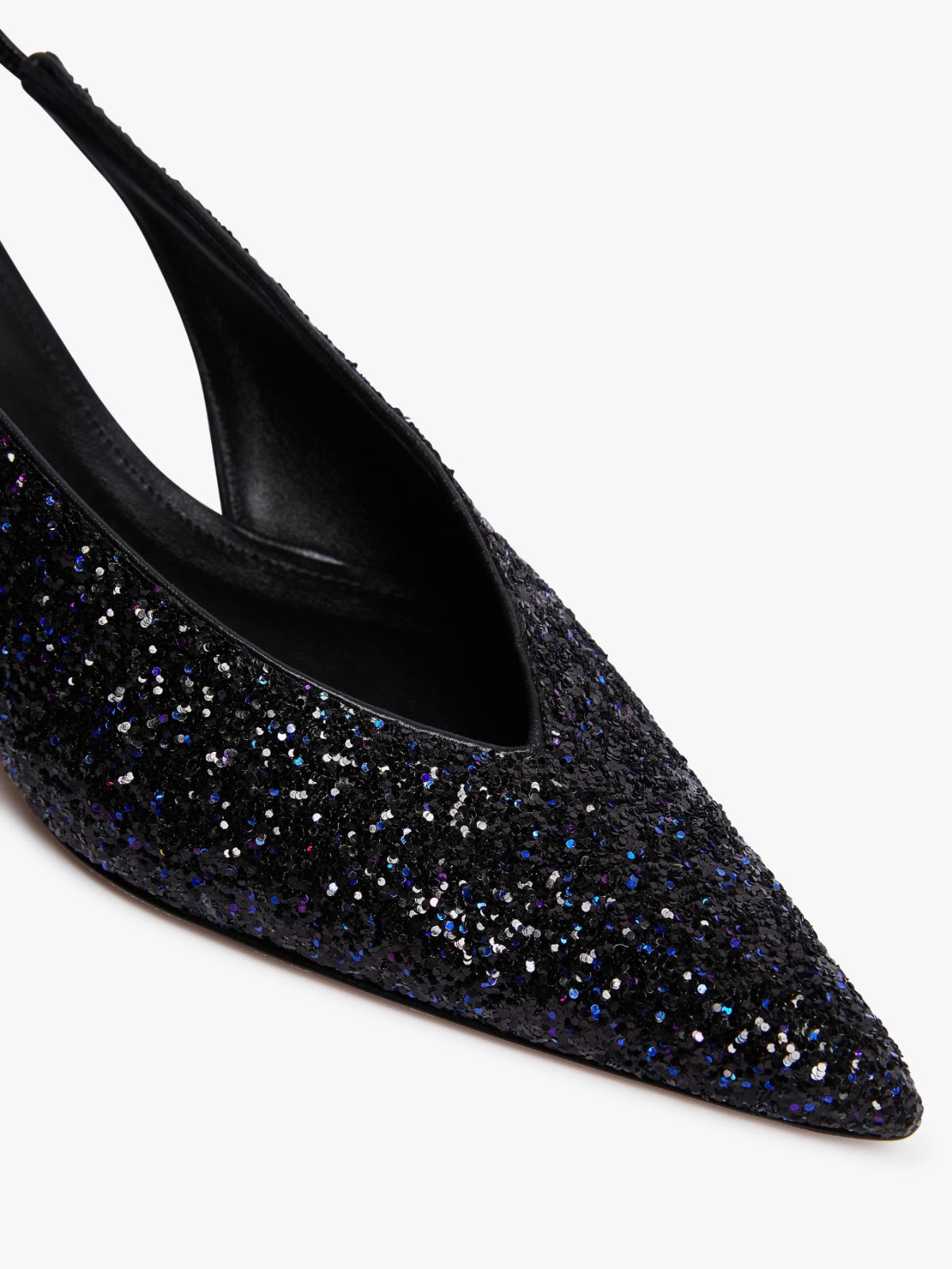 Glitter slingbacks