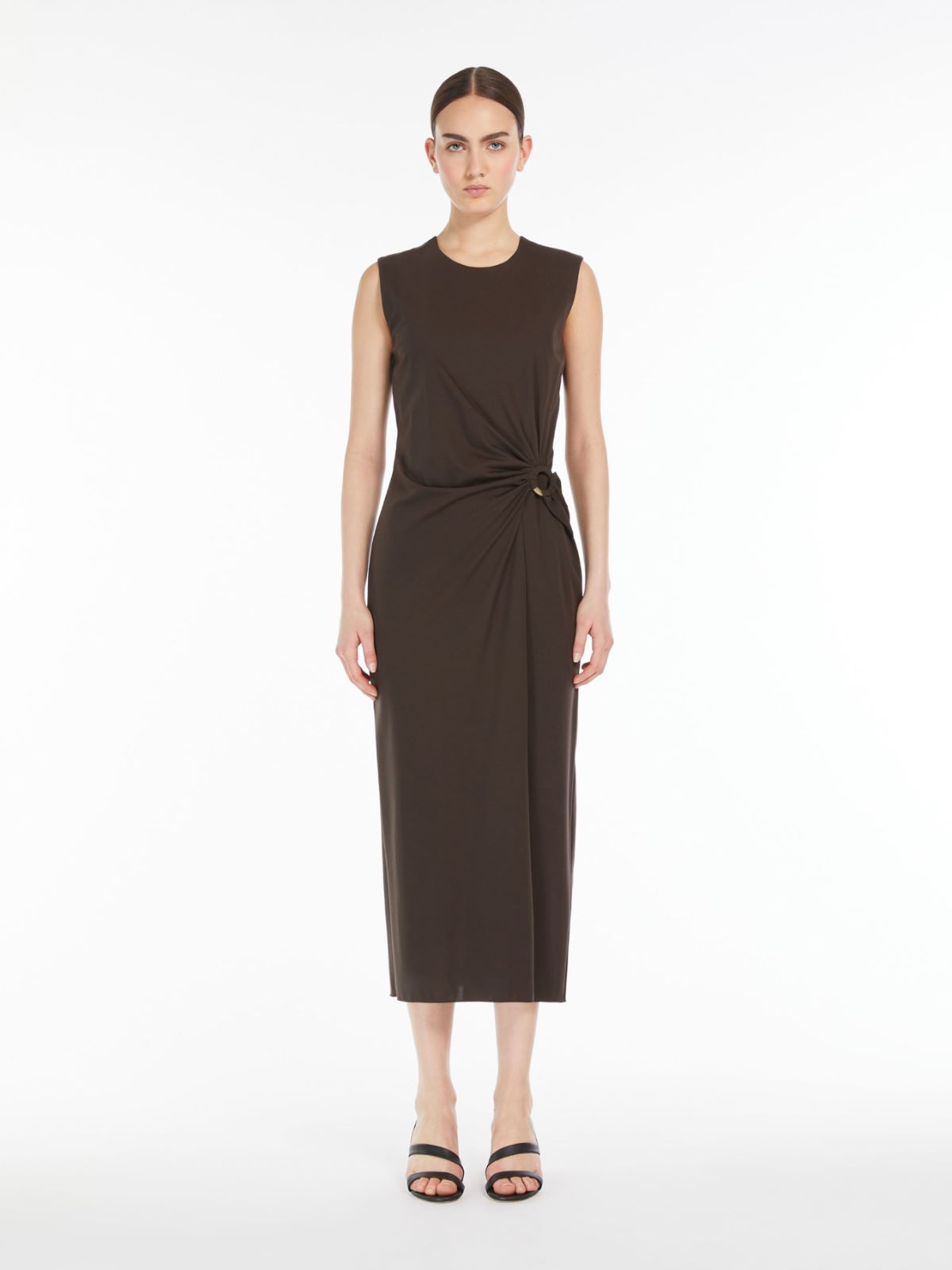 Lyocell and viscose jersey dress