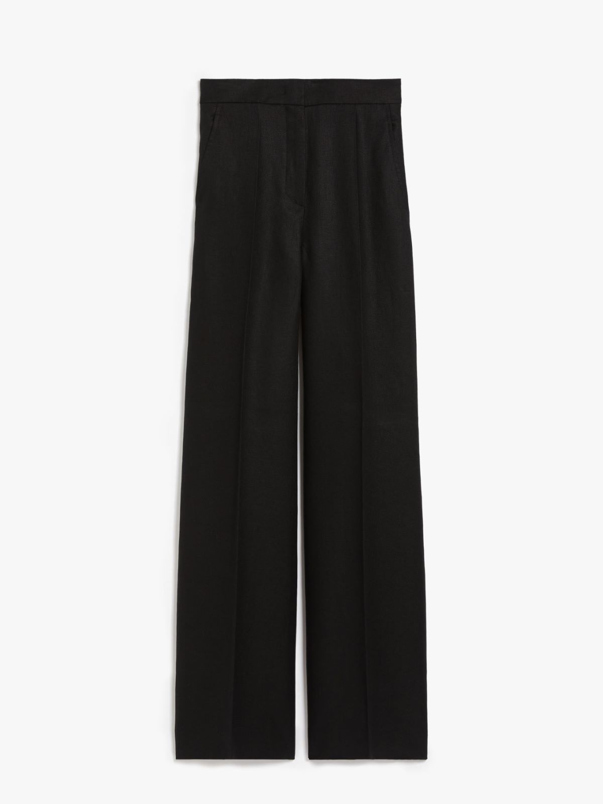 Linen tailored trousers