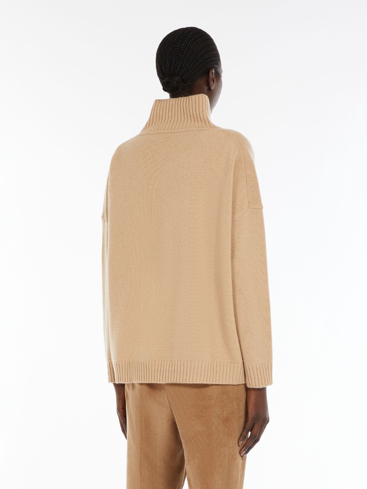 Wool high-neck sweater