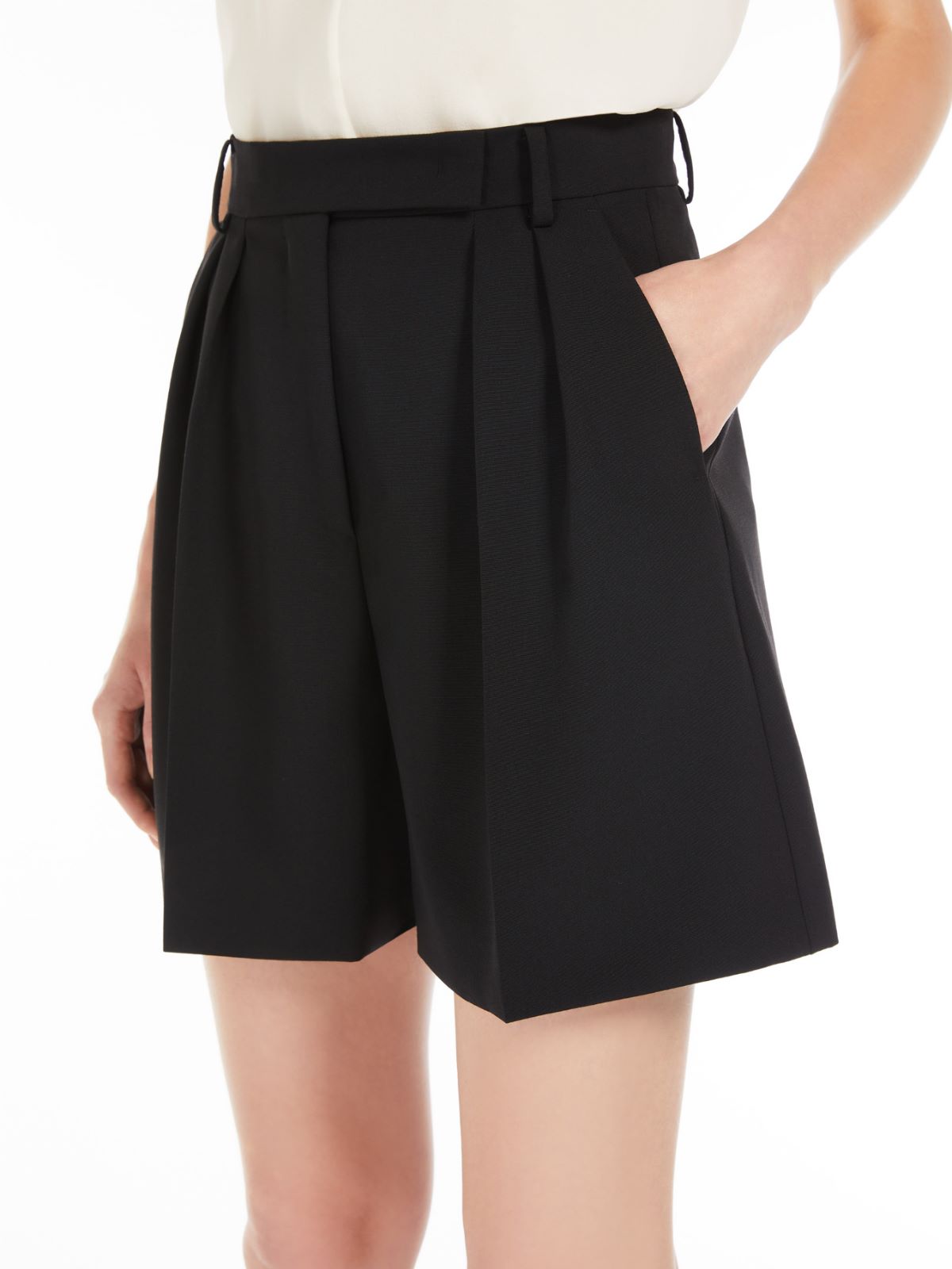 Wool and mohair shorts