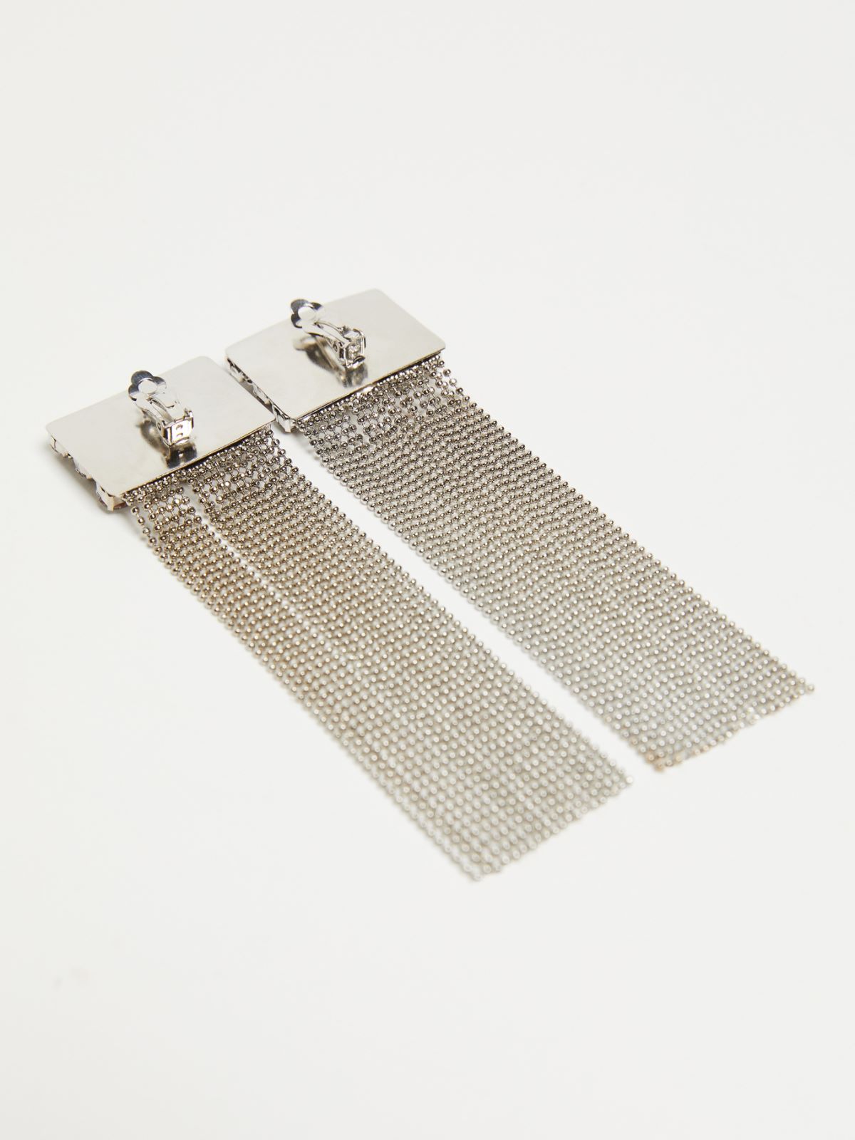 Multi-strand metal earrings