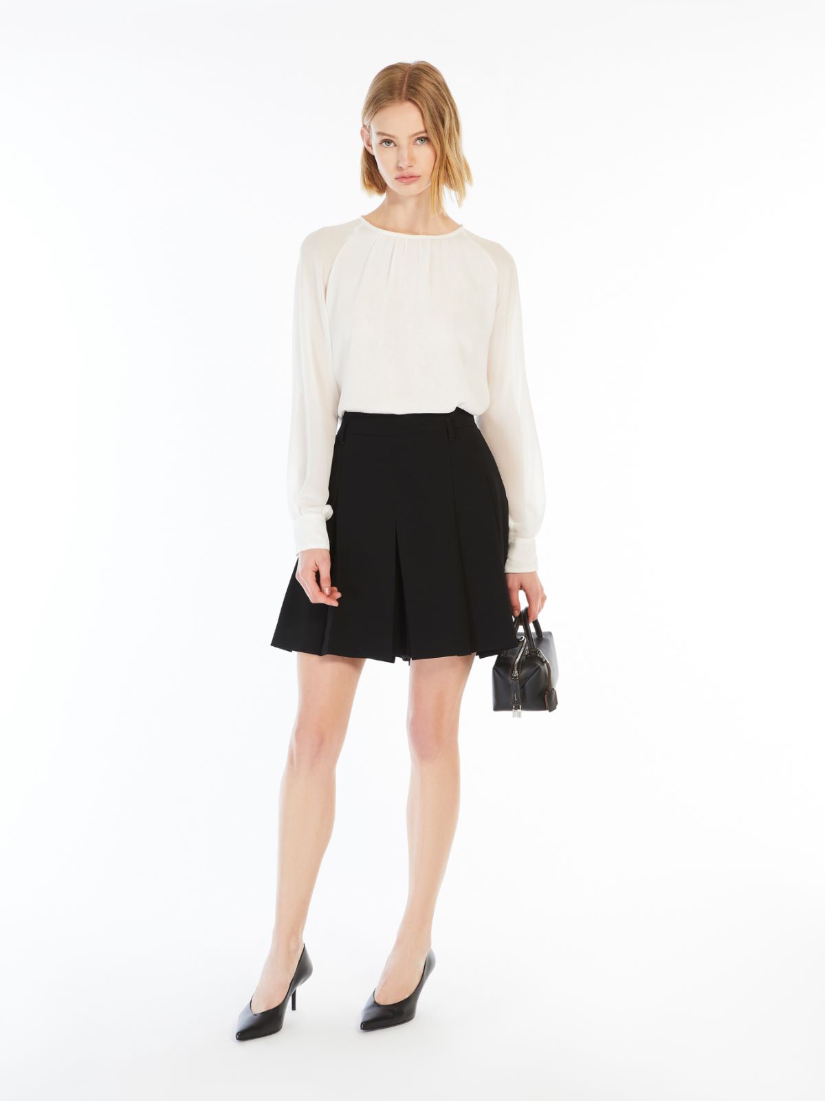 Pure silk georgette blouse