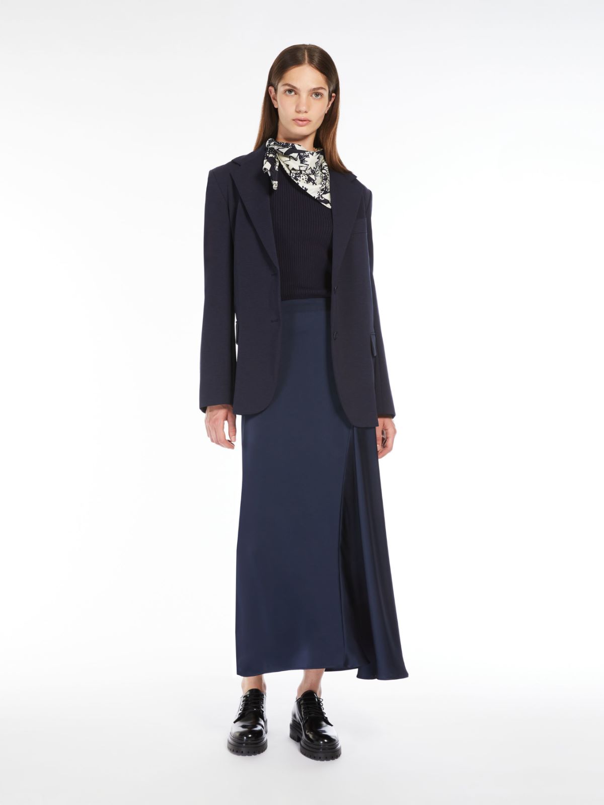 Milano-knit jersey blazer