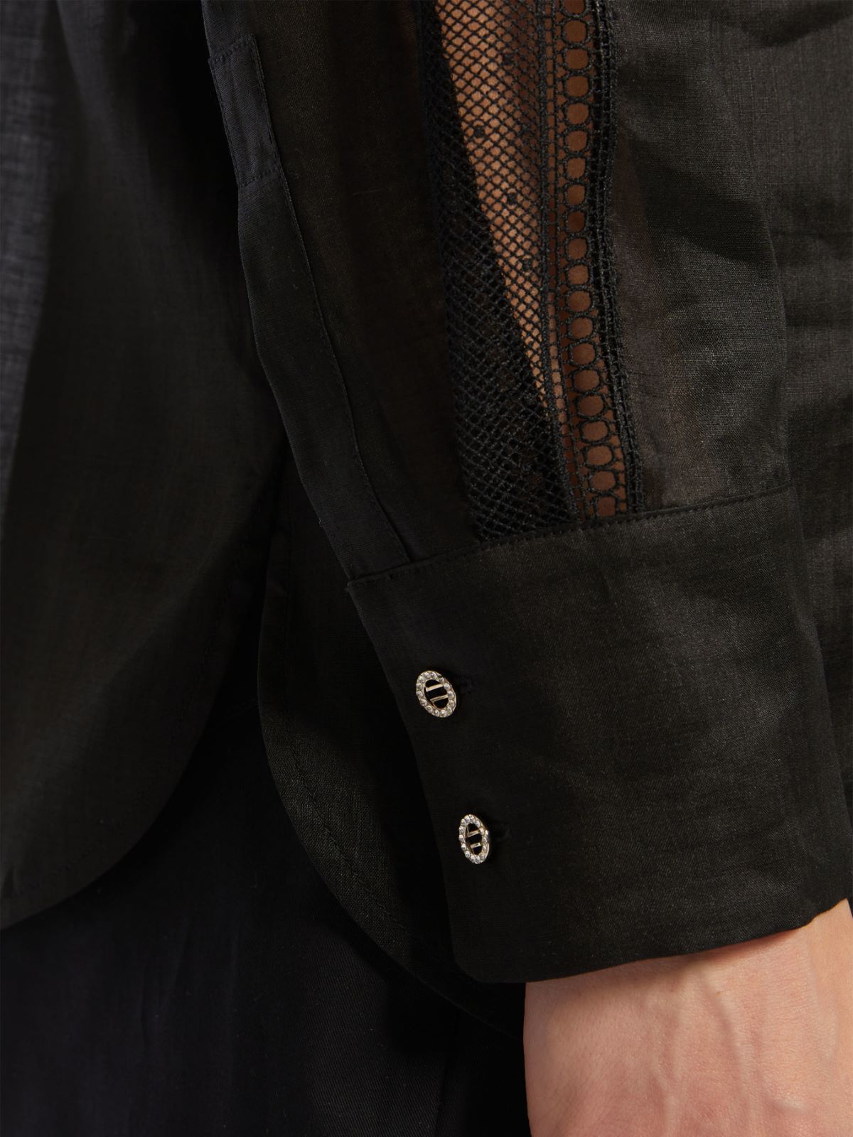 Ramie loose-fit shirt