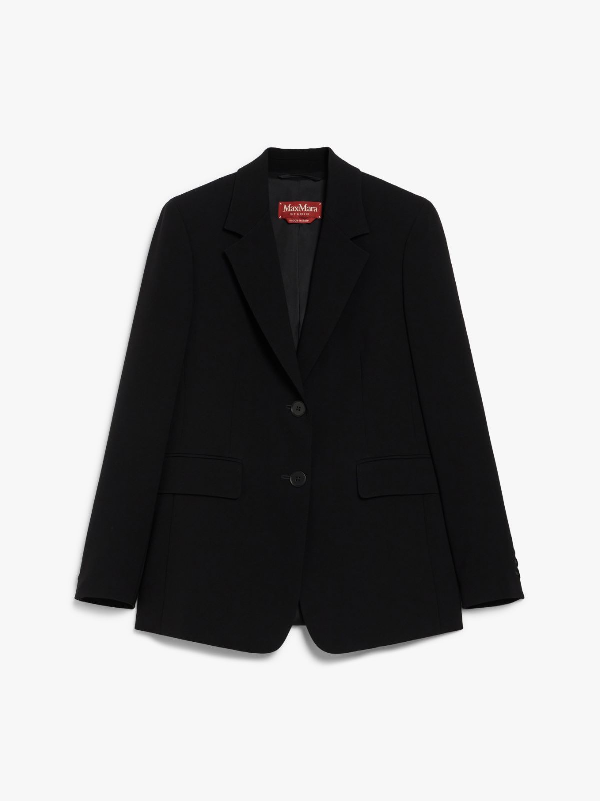 Single-breasted cady blazer