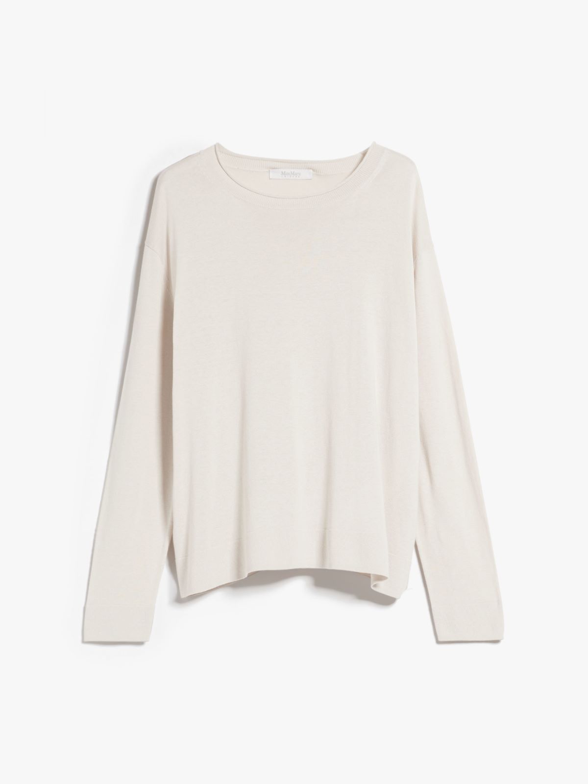 Silk and cotton yarn sweater