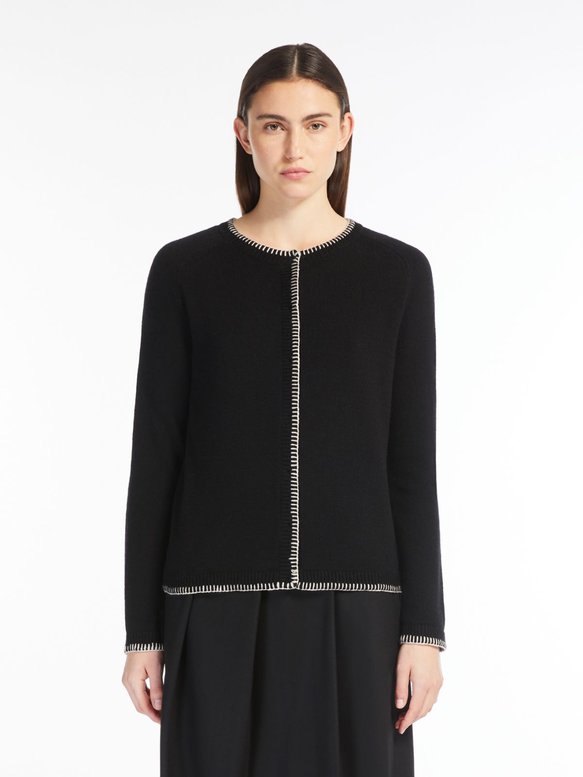 Wool and cashmere cardigan