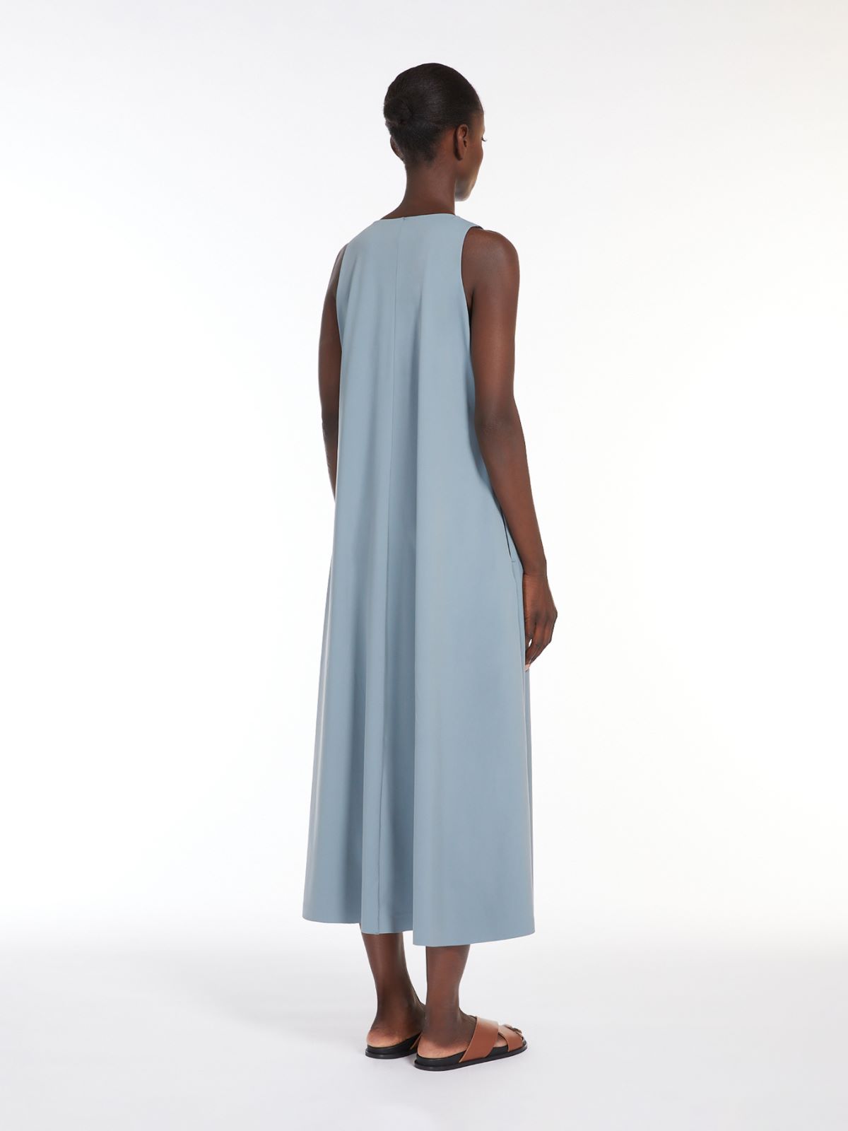 Technical jersey A-line dress