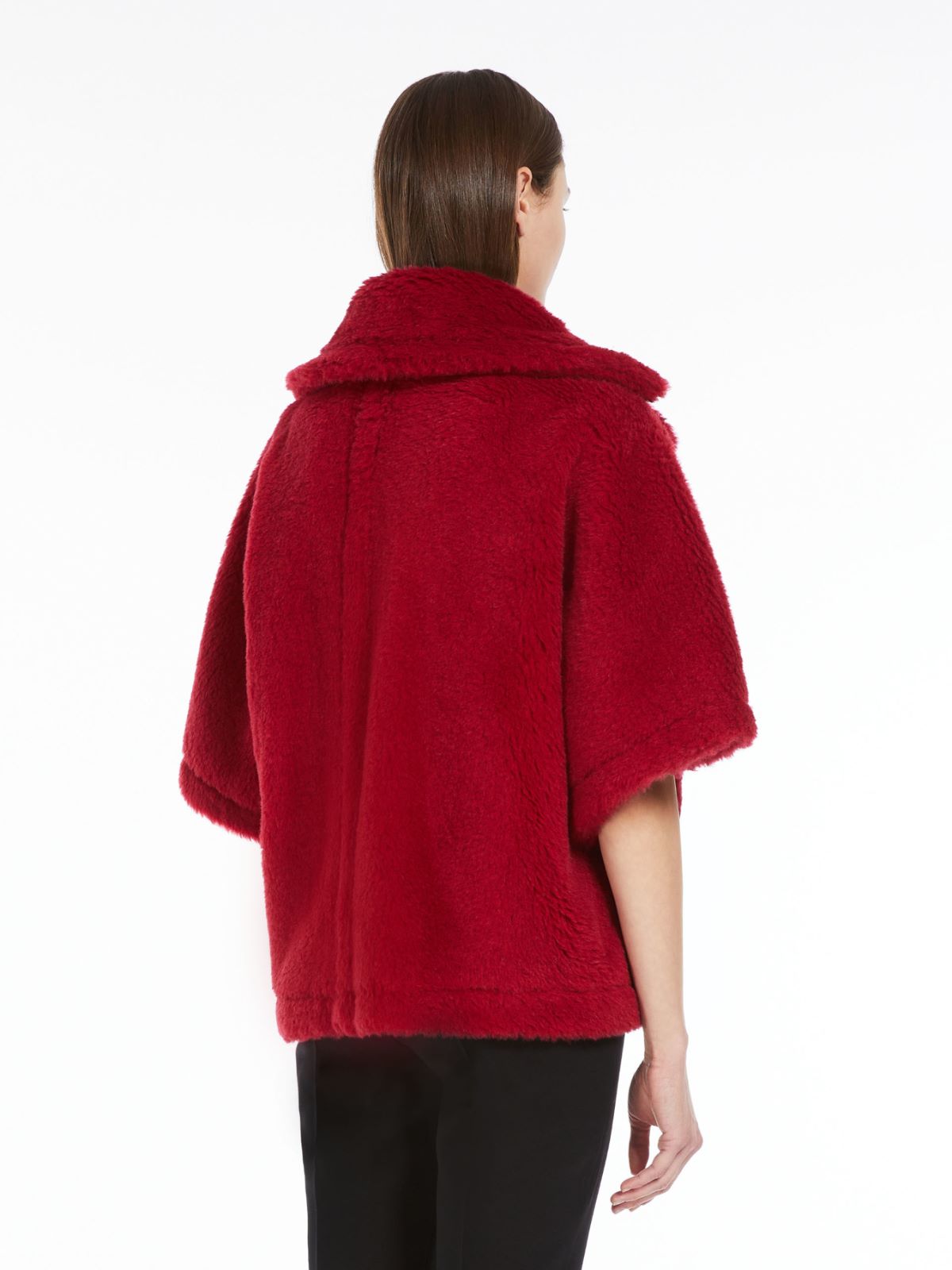 Teddy fabric short cloak