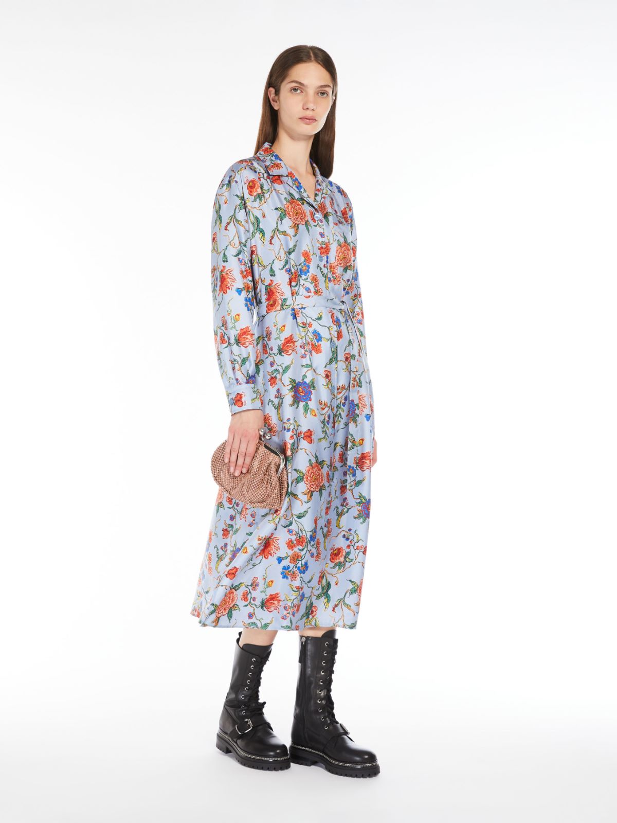 Small Pasticcino Bag in mesh and rhinestones