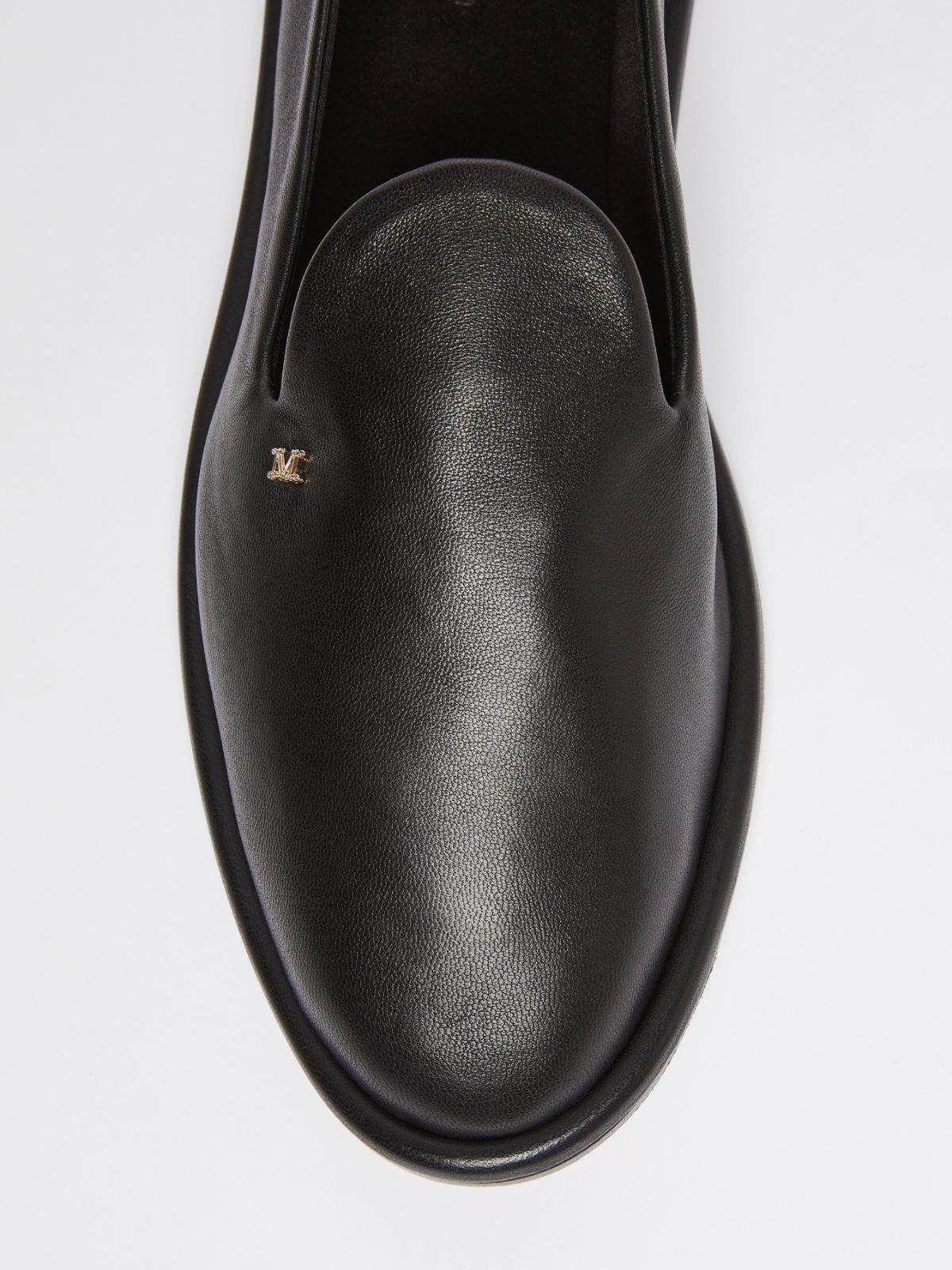 Nappa leather slip-ons