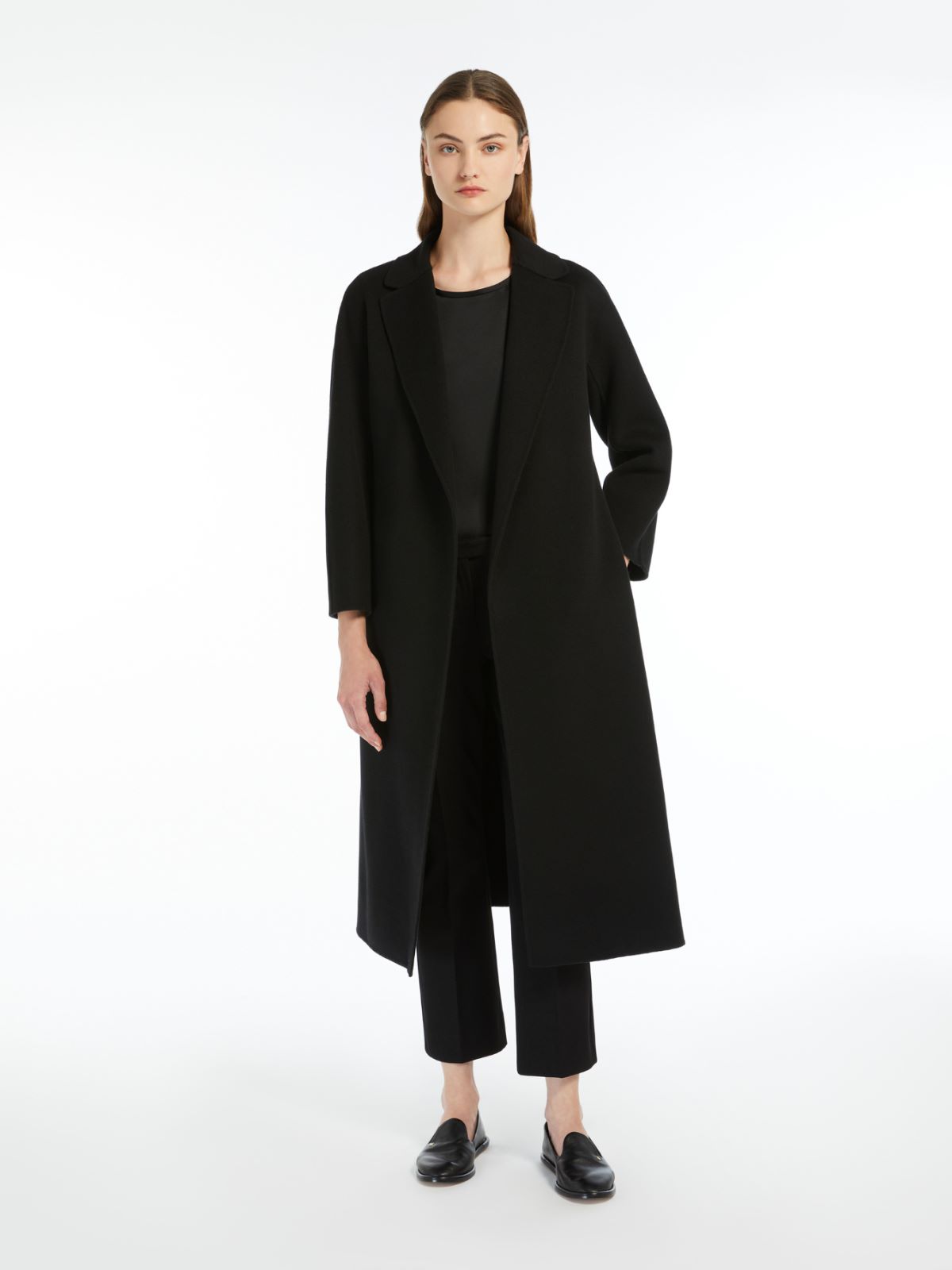 Wool midi coat