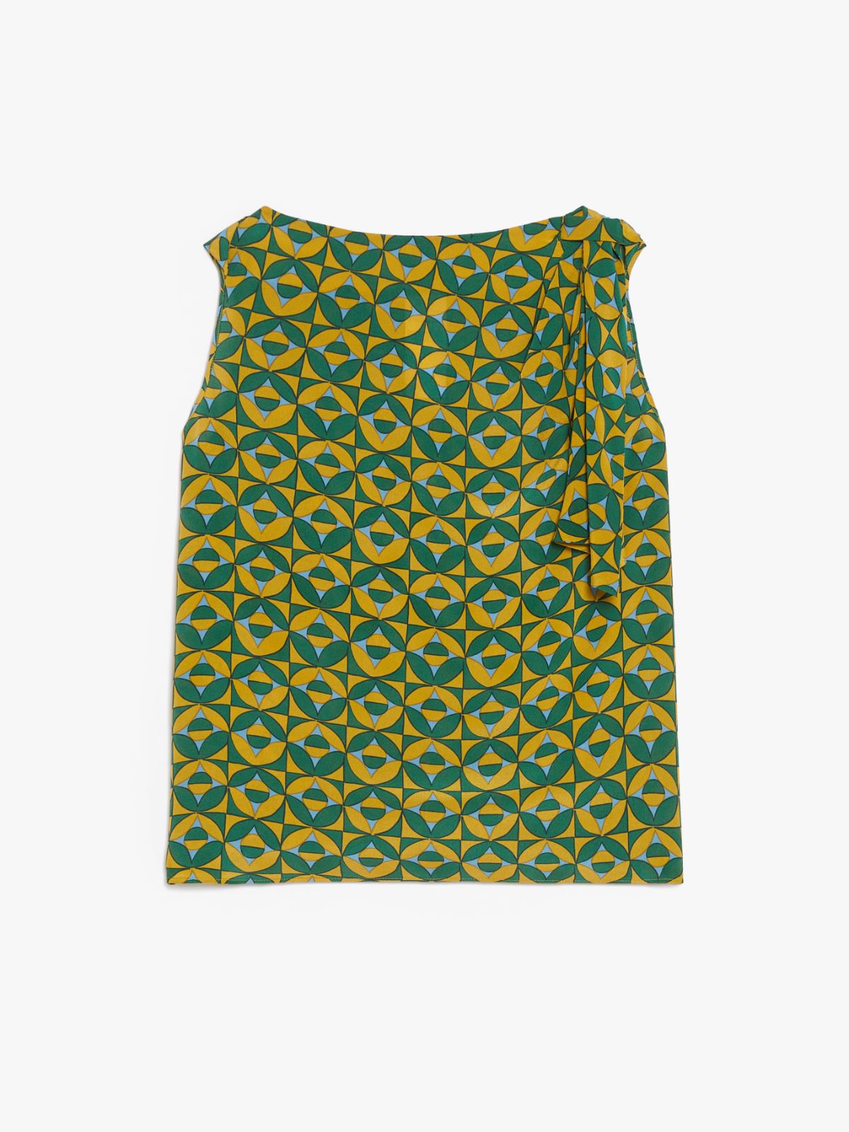 Silk crepe de chine top