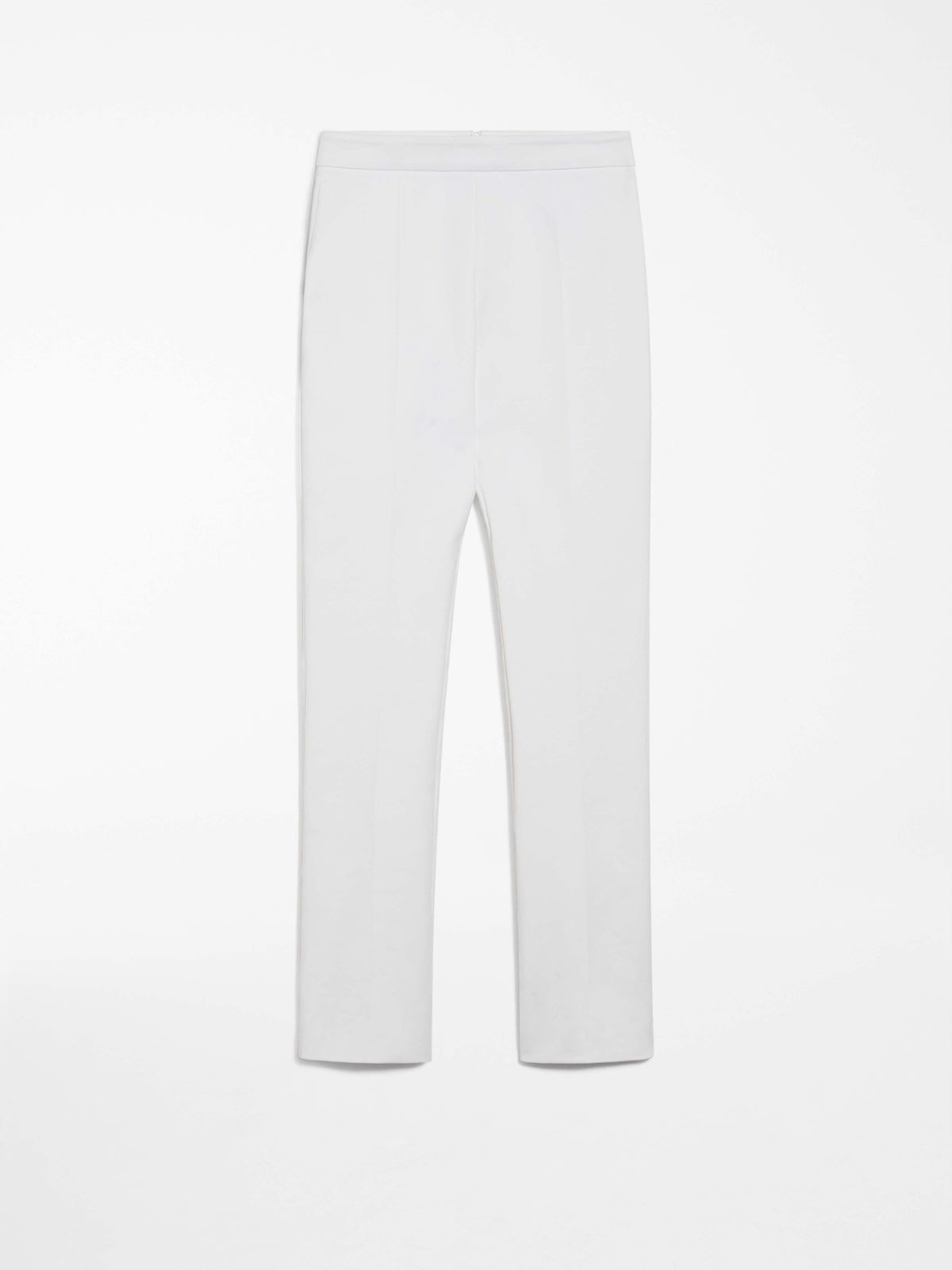 Double-faced cotton trousers