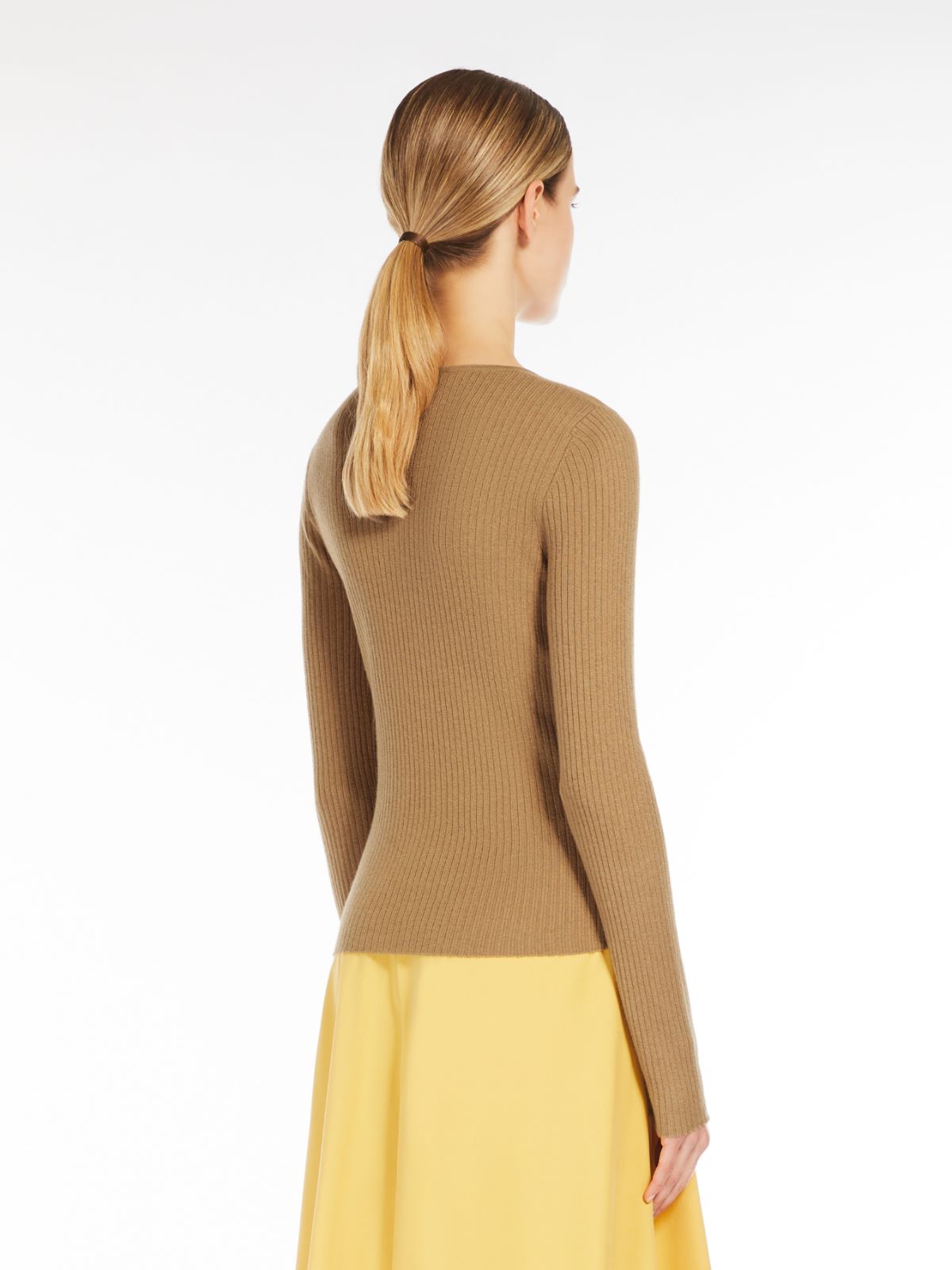 Cashmere and silk jumper