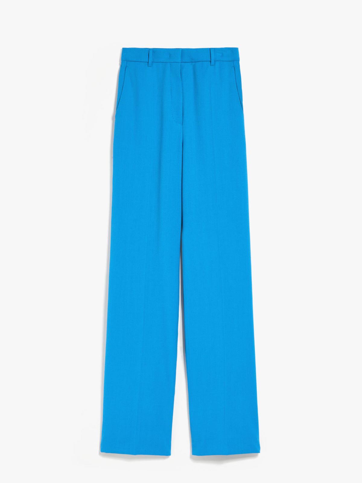 Wool crepe trousers