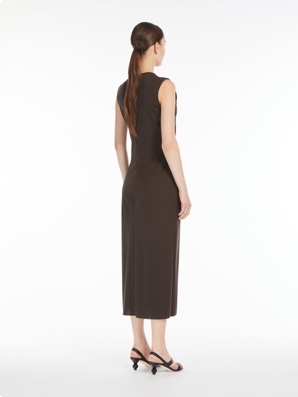 Lyocell and viscose jersey dress
