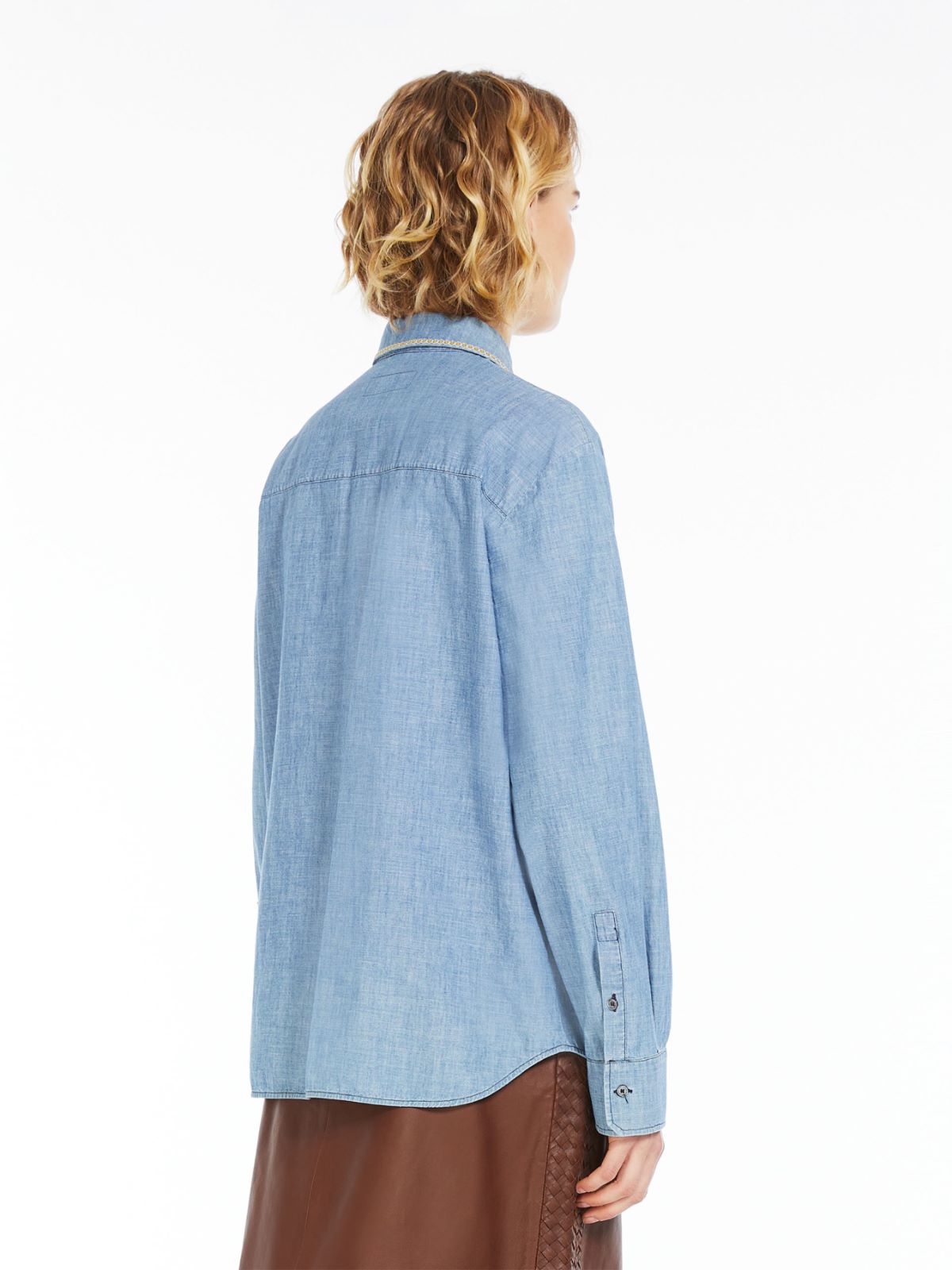 Cotton chambray shirt