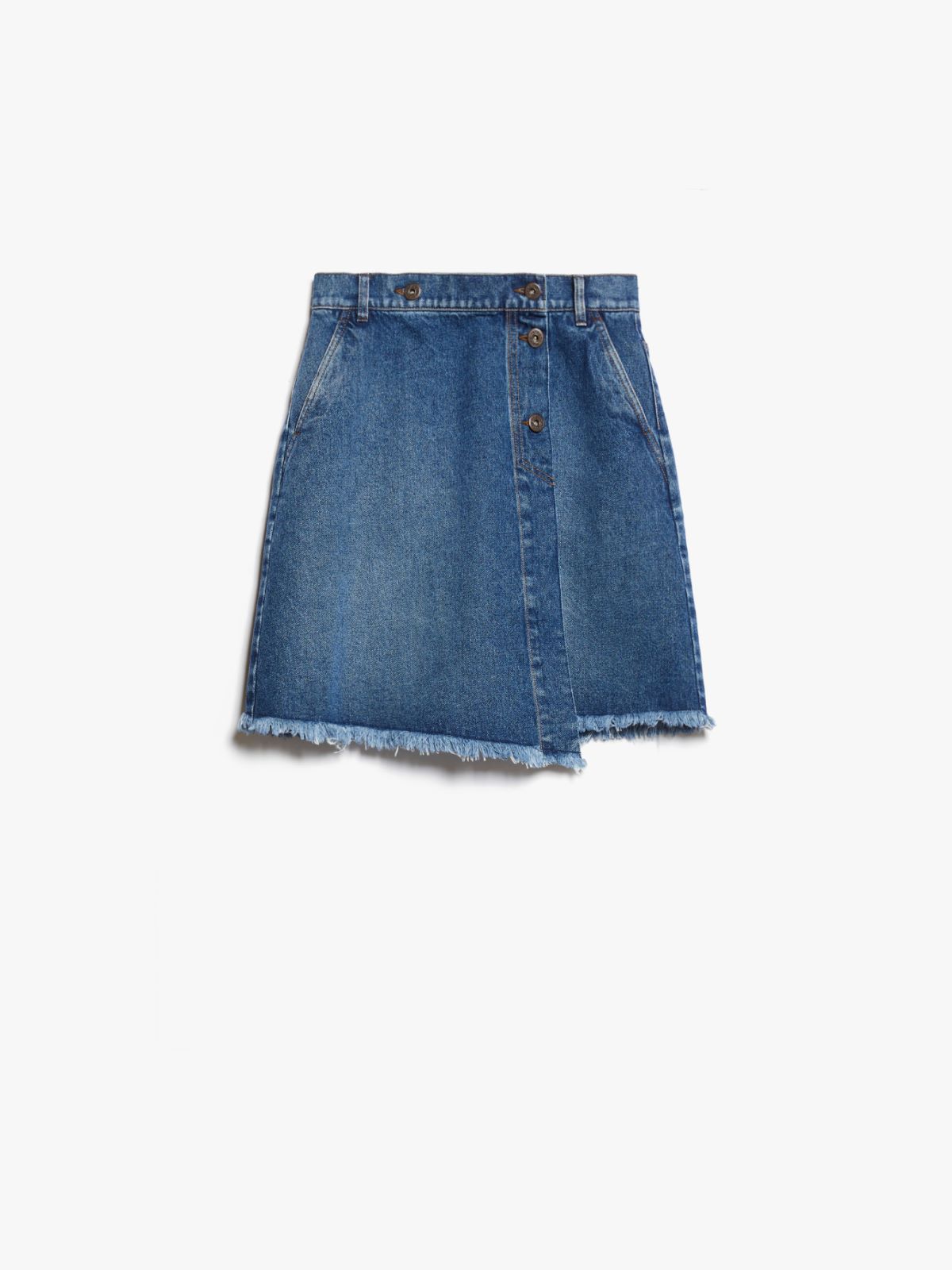 Denim mini skirt