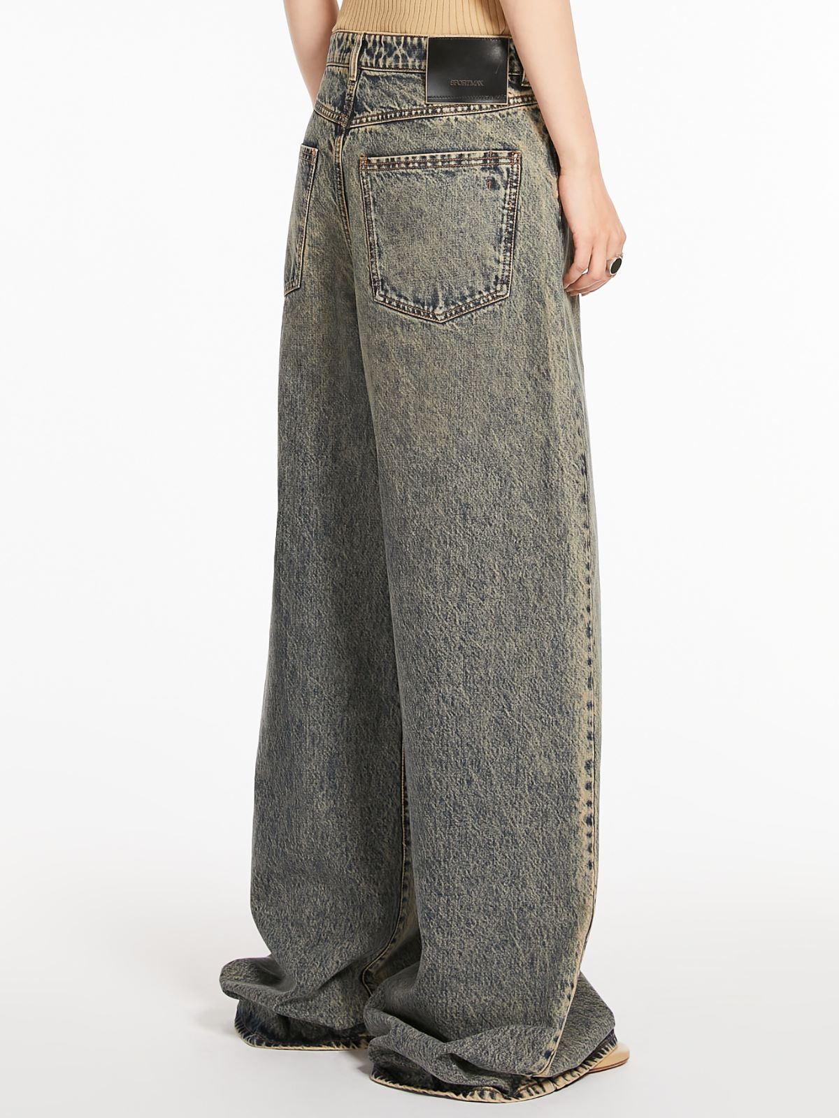 Oversized five-pocket trousers