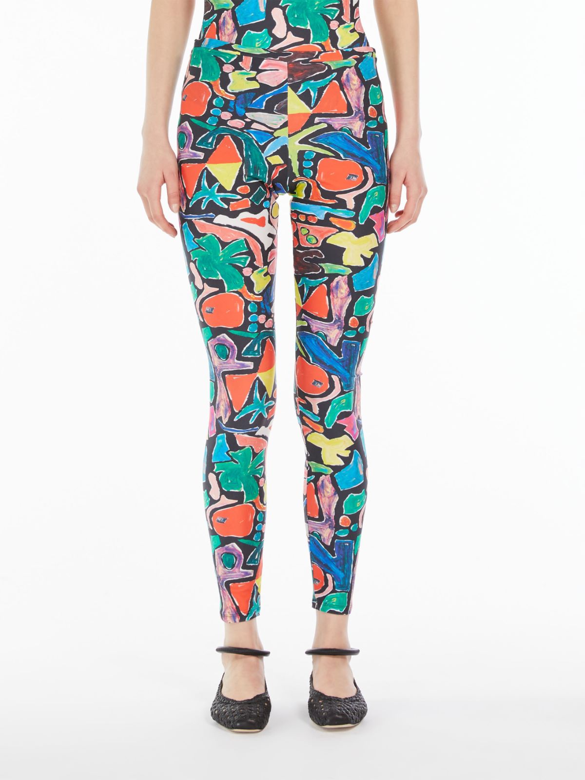 Stretch jersey trousers