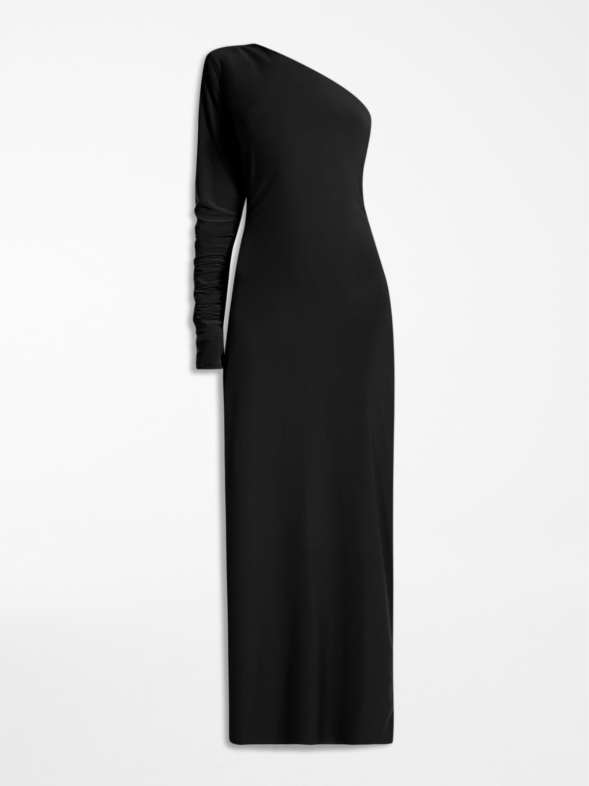 Asymmetrical jersey dress